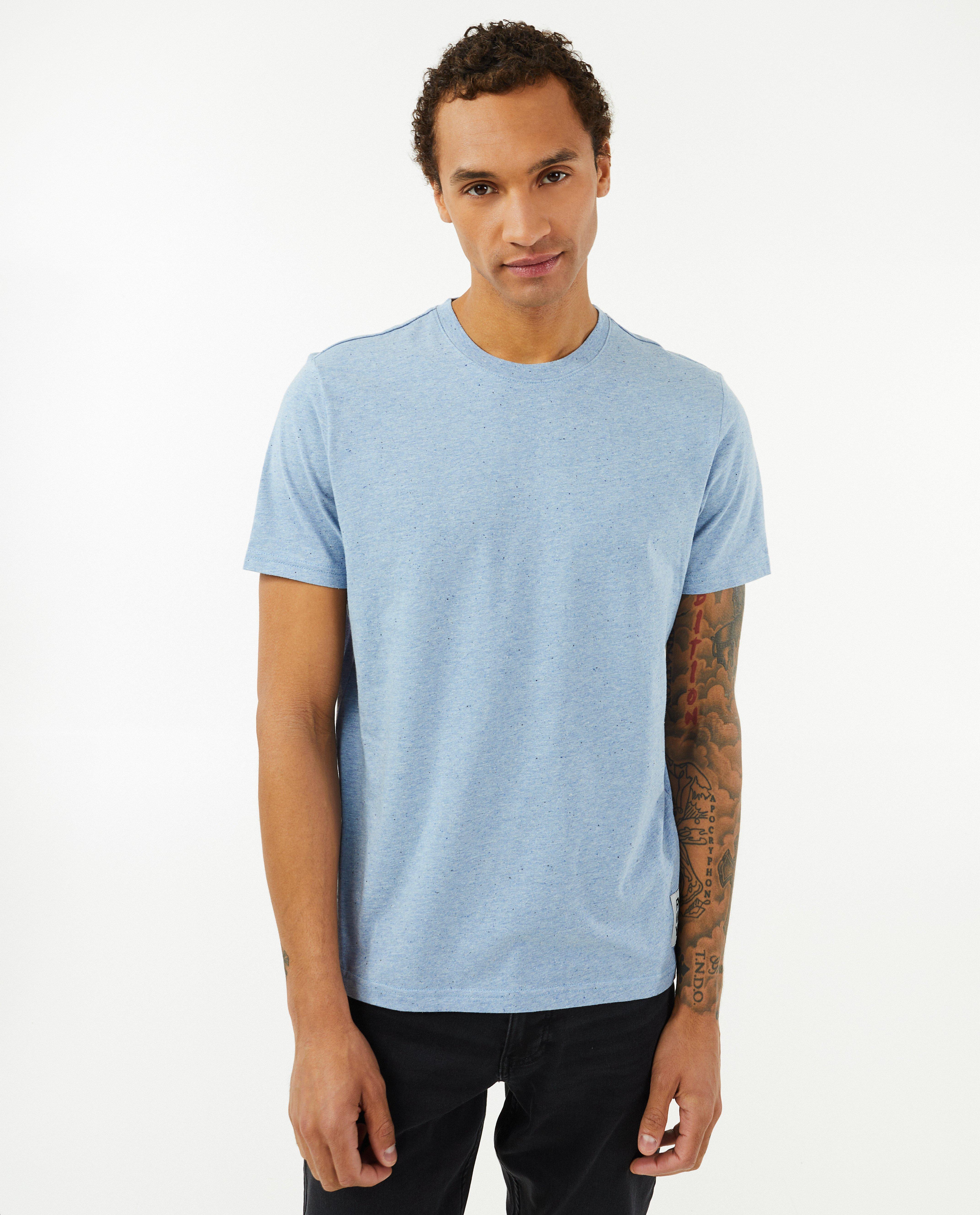 T-shirts - Gespikkeld T-shirt, regular fit