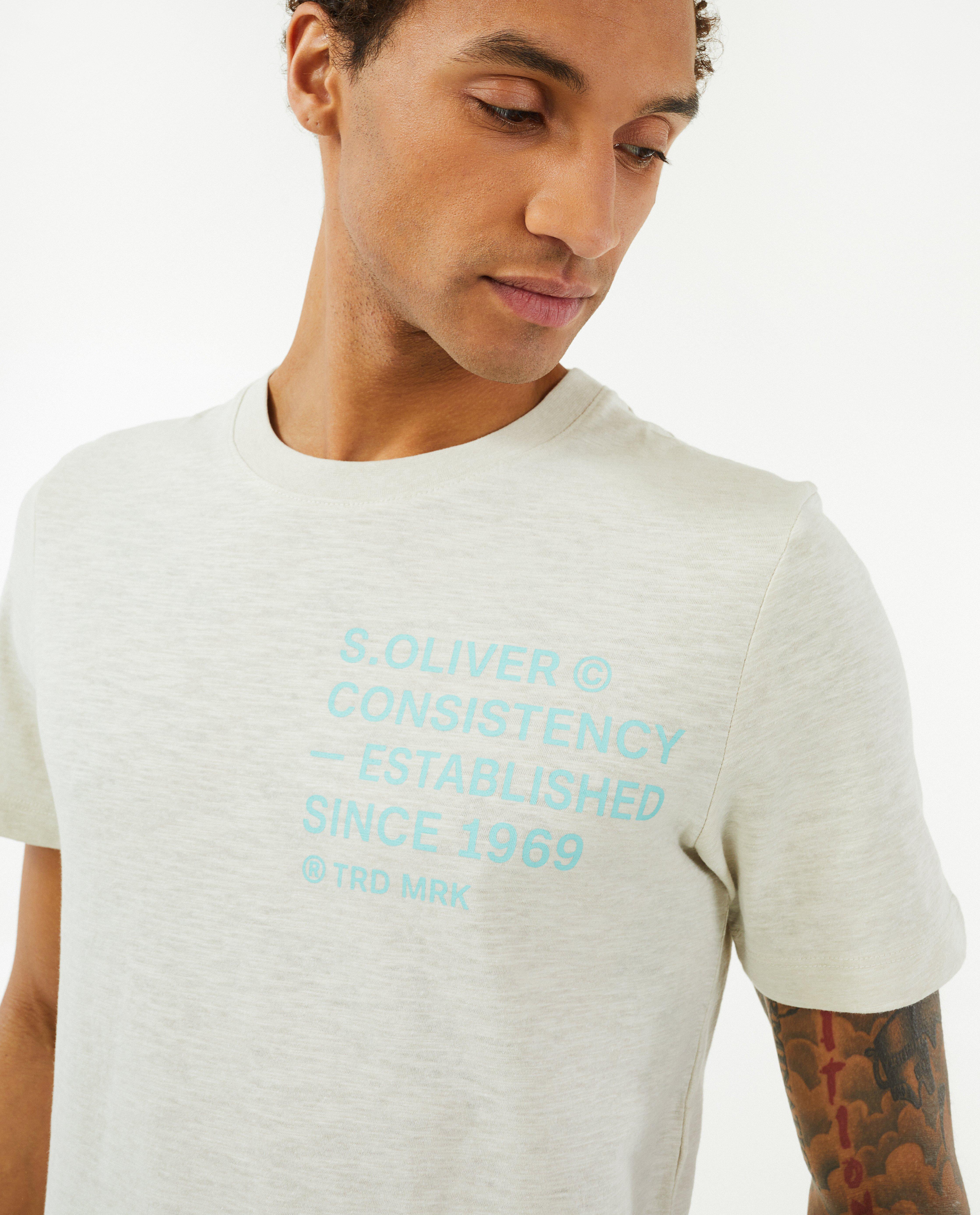 Beige T-shirt met opschrift - Product Detail - wit - afbeelding nummer 4