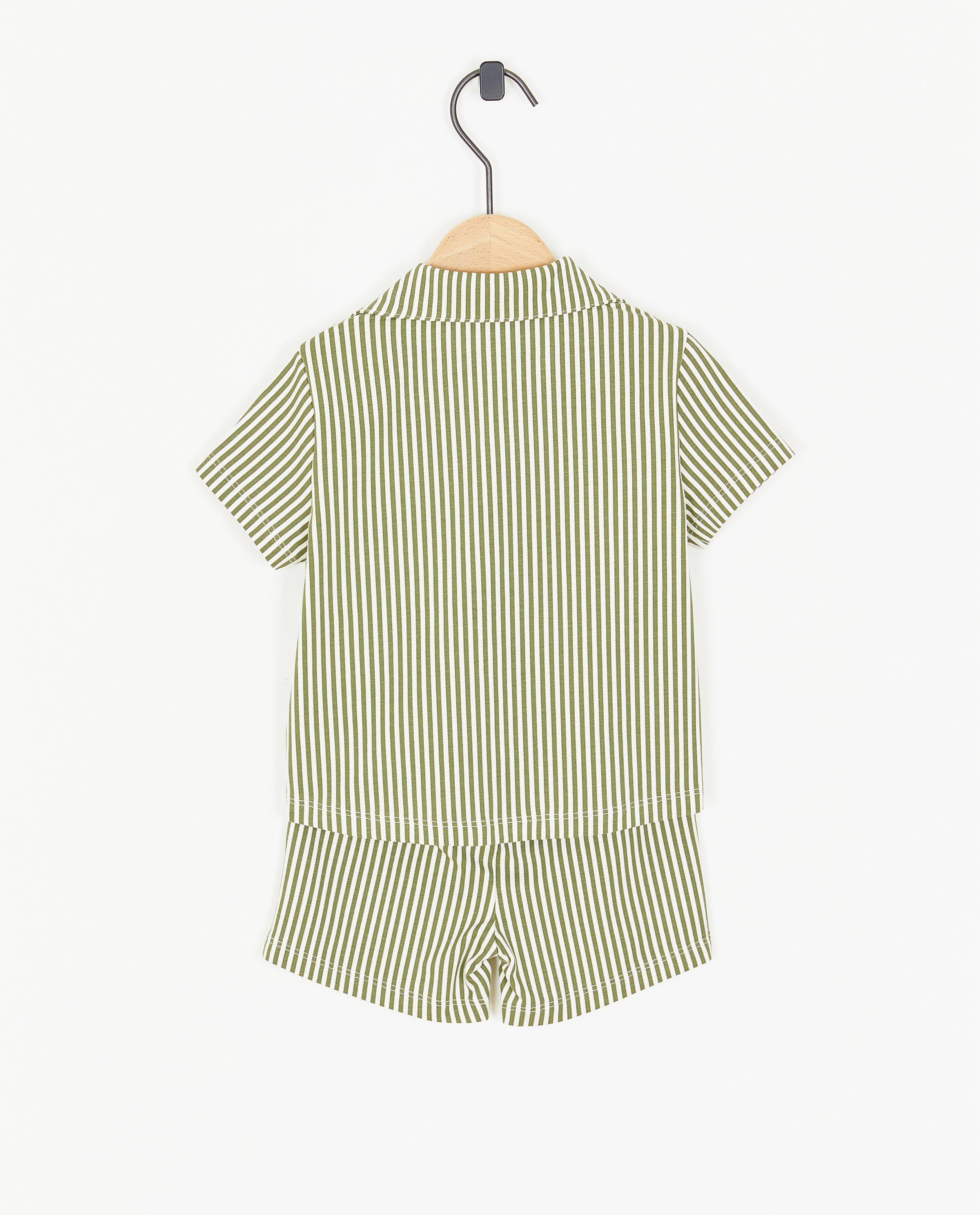 Nachtkleding - Pyjama met borduursel