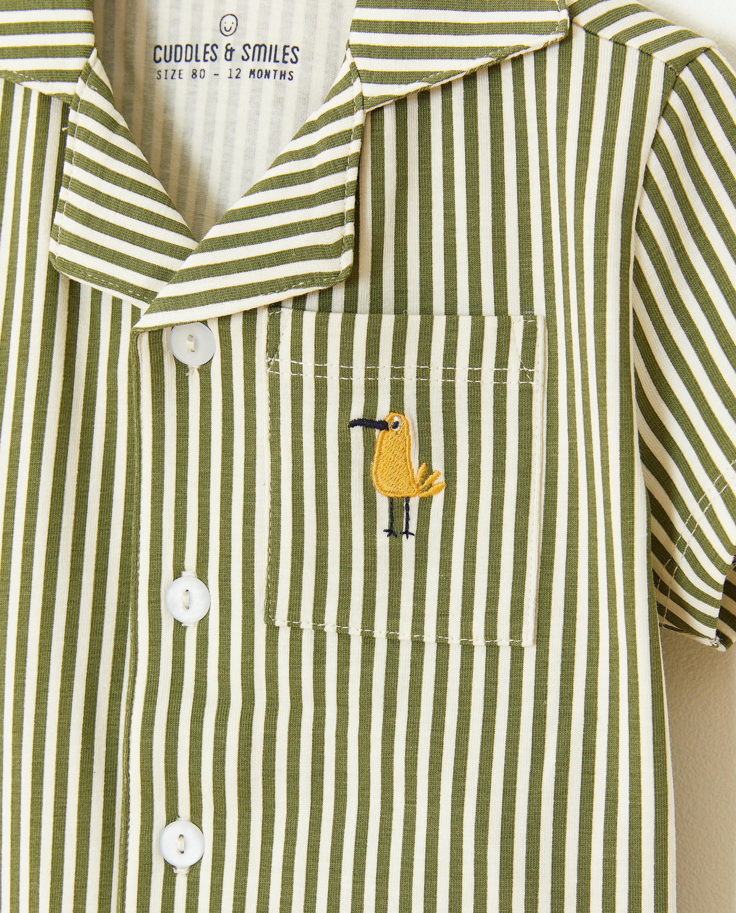 Nachtkleding - Pyjama met borduursel