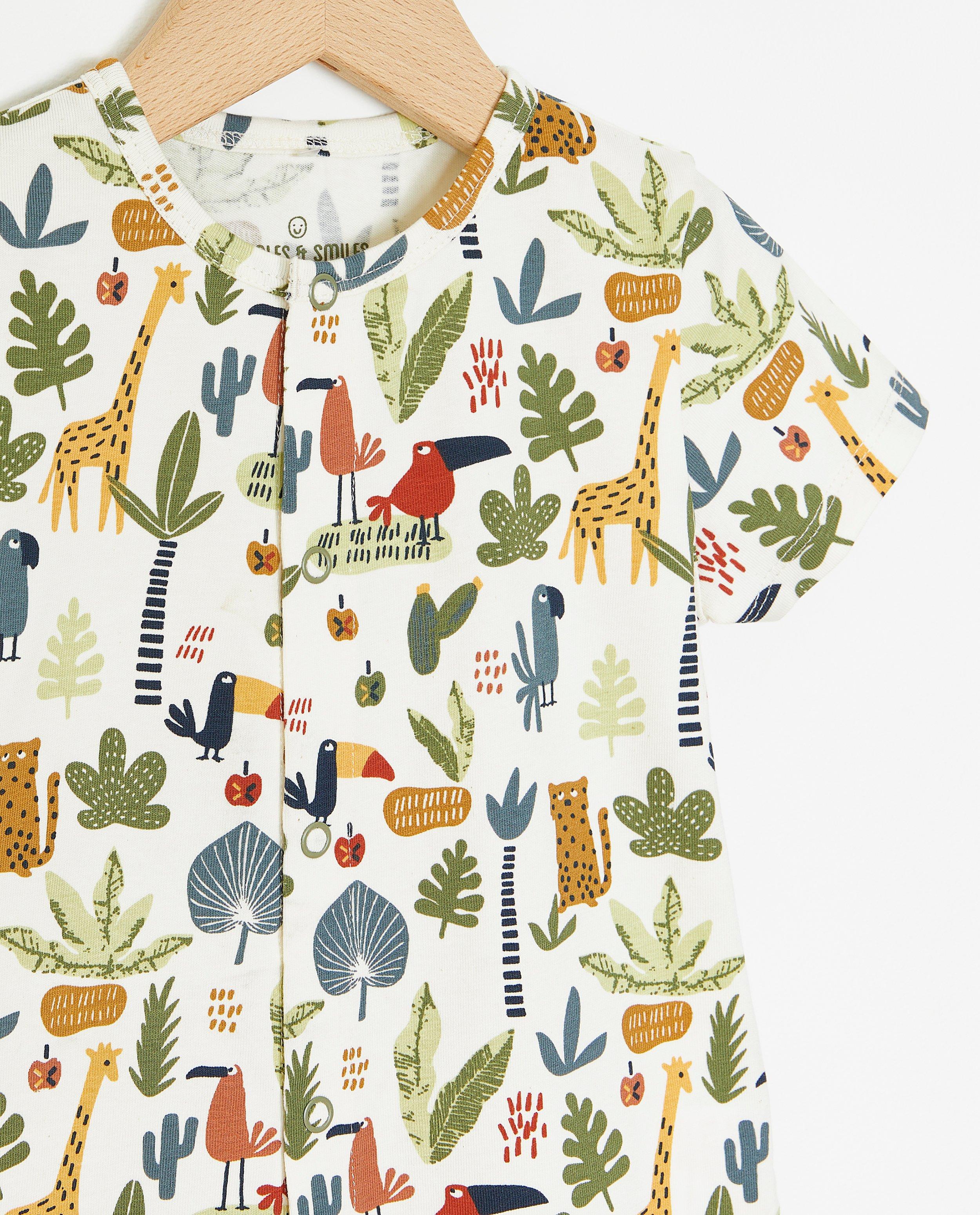 Pyjamas - Pyjama une pièce à imprimé animal