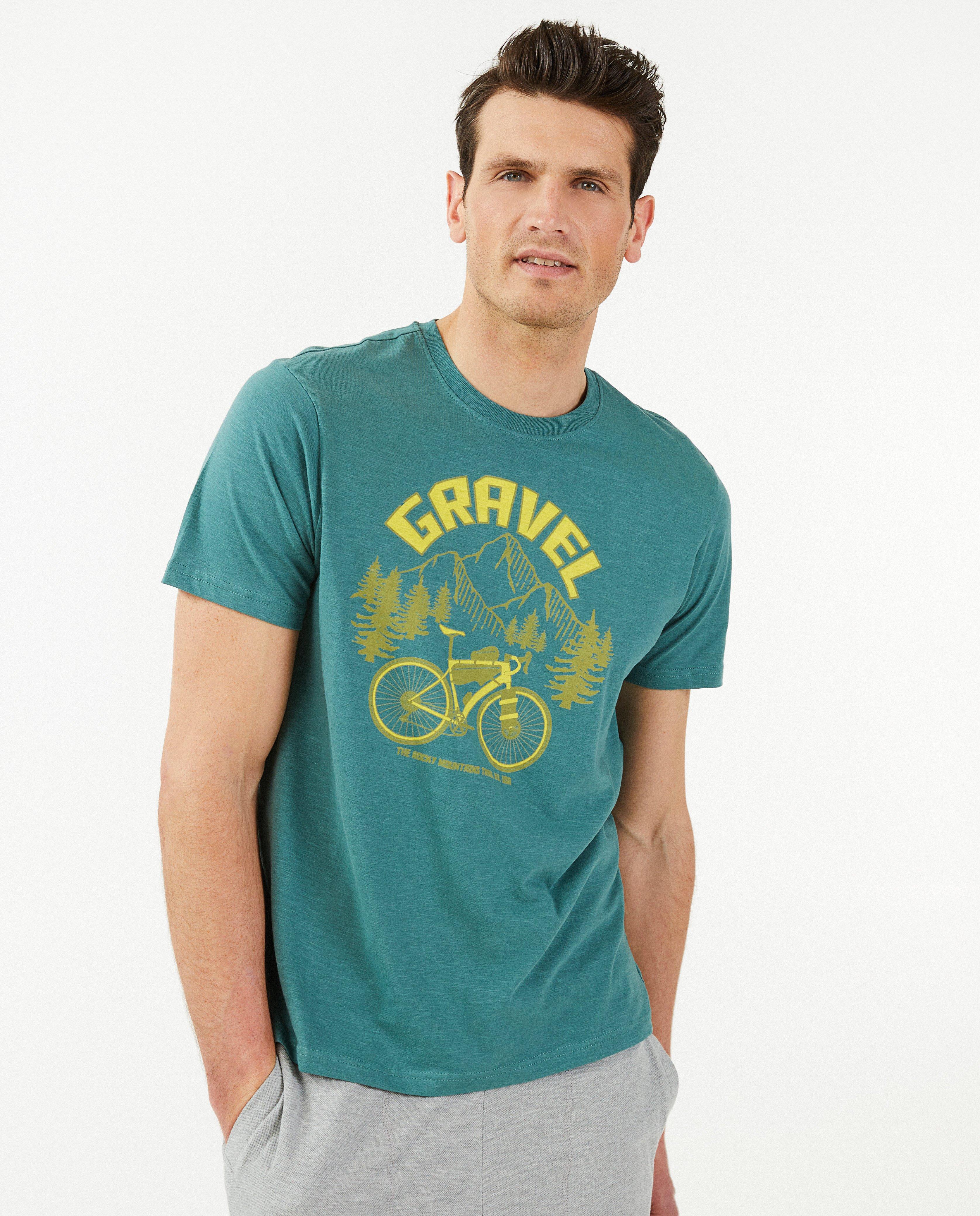 T-shirts - Groen T-shirt met print