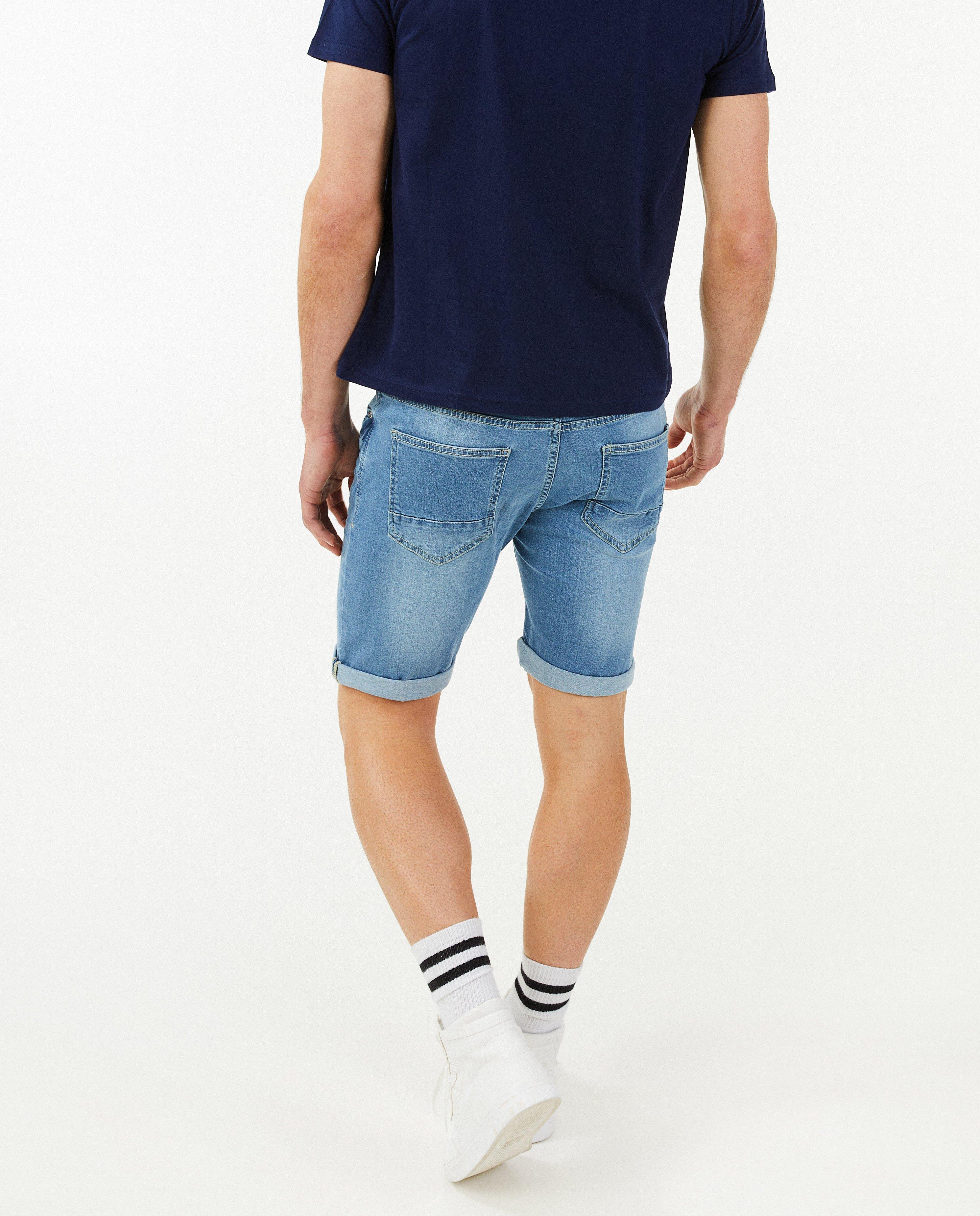 Short en jeans bleu - D&eacute;tails du produit - bleu clair - image num&eacute;ro 3