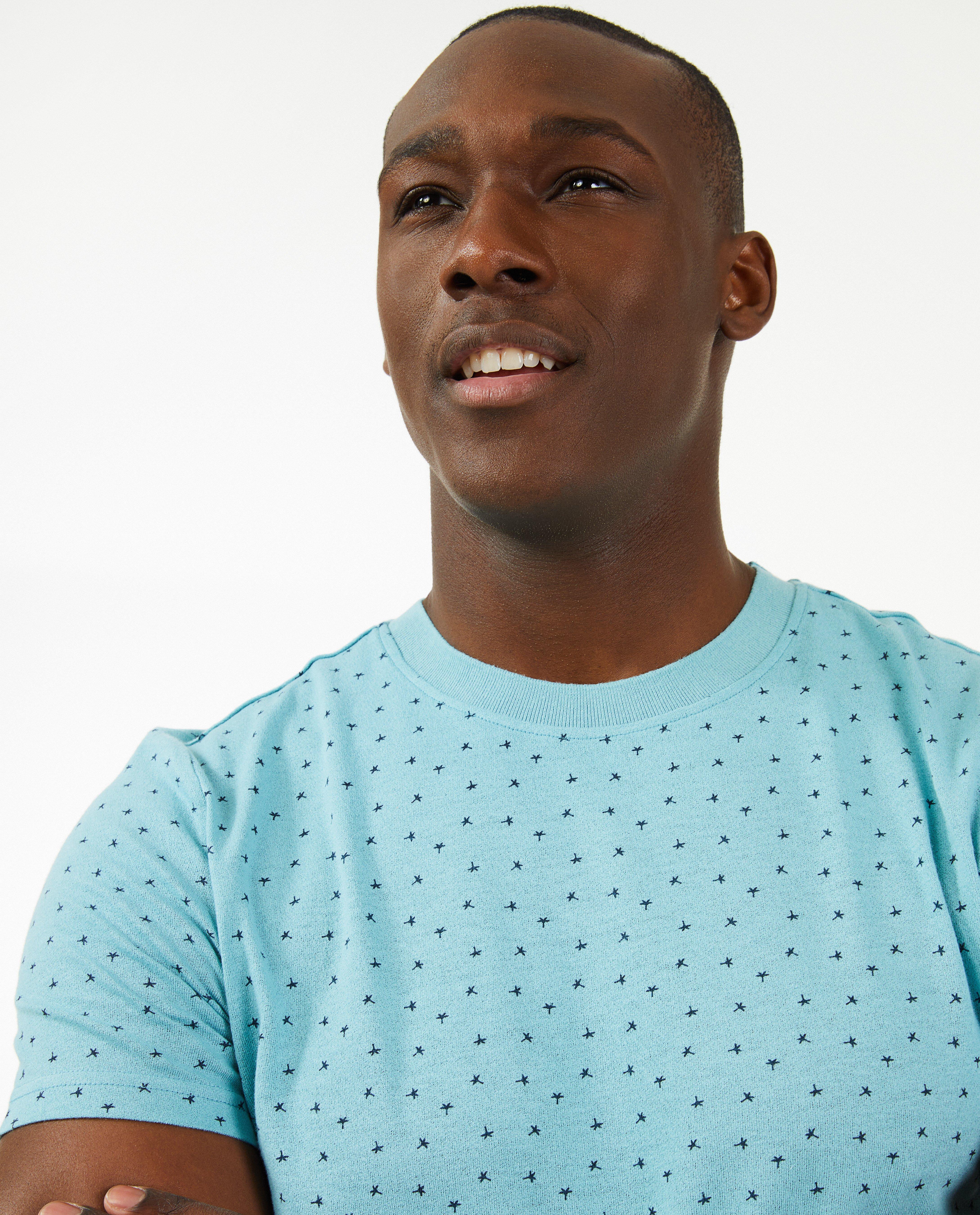 T-shirt met print, heren - Product Detail - lichtblauw - afbeelding nummer 4