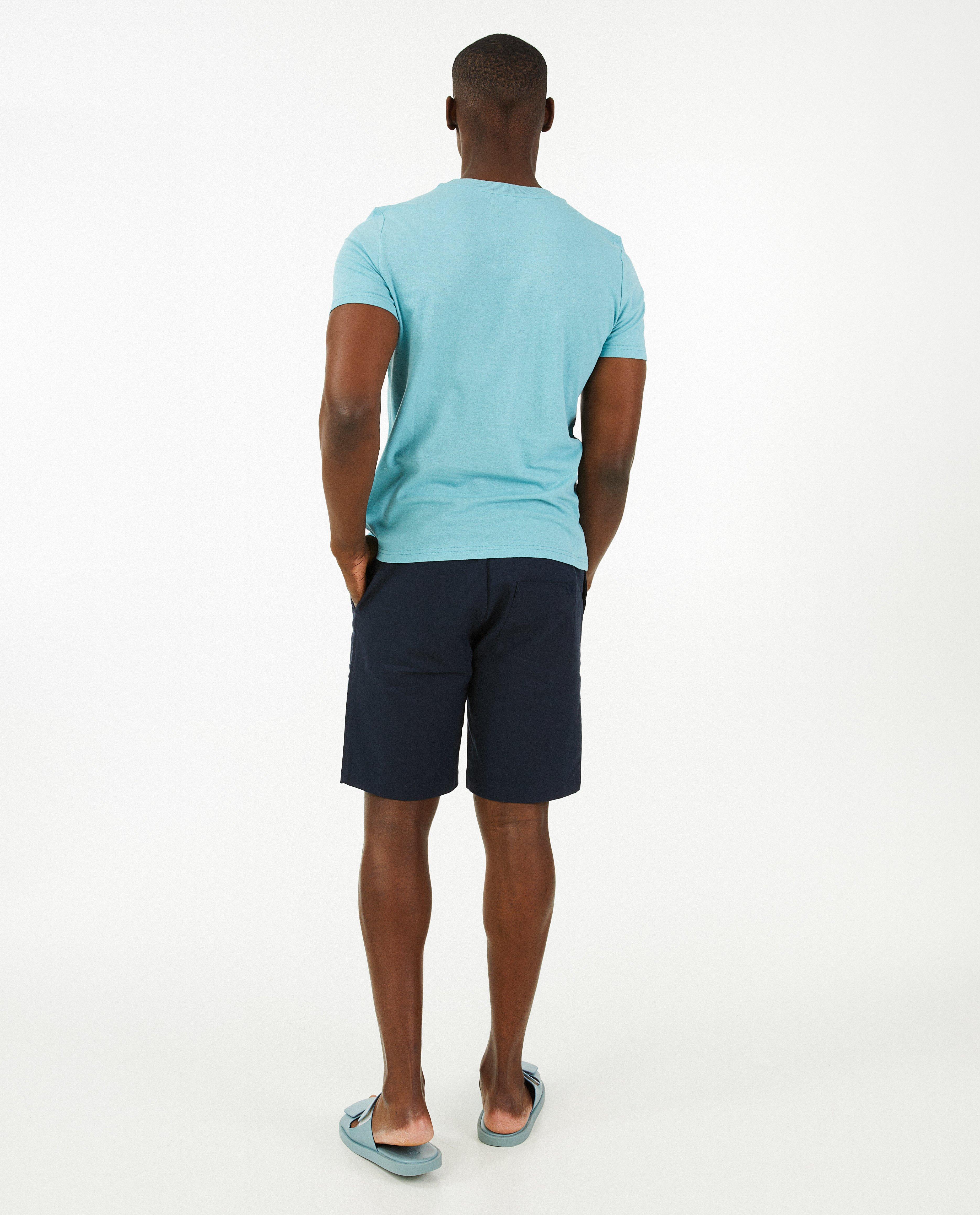 T-shirts - Blauw T-shirt, heren