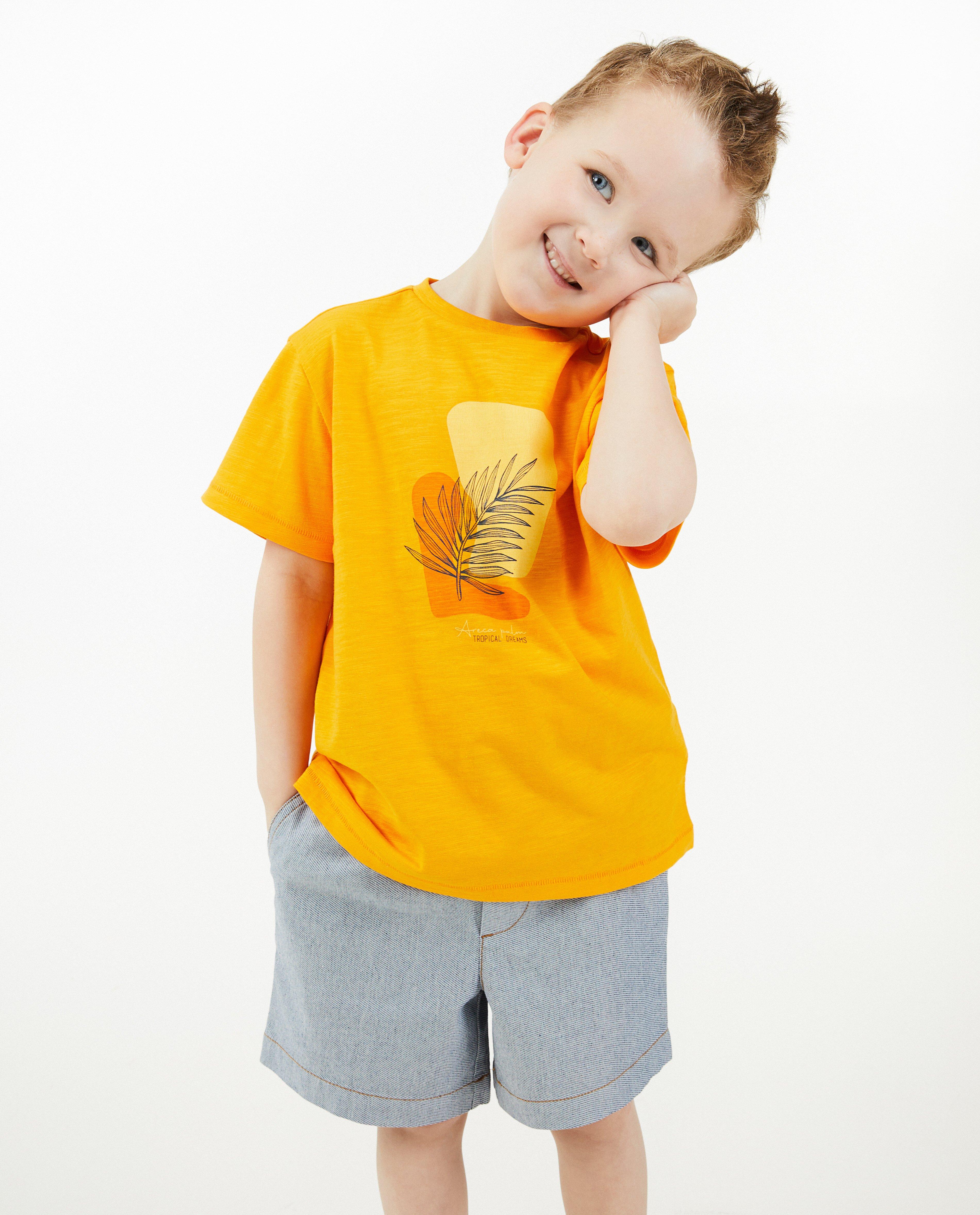 T-shirts - Beige T-shirt met print