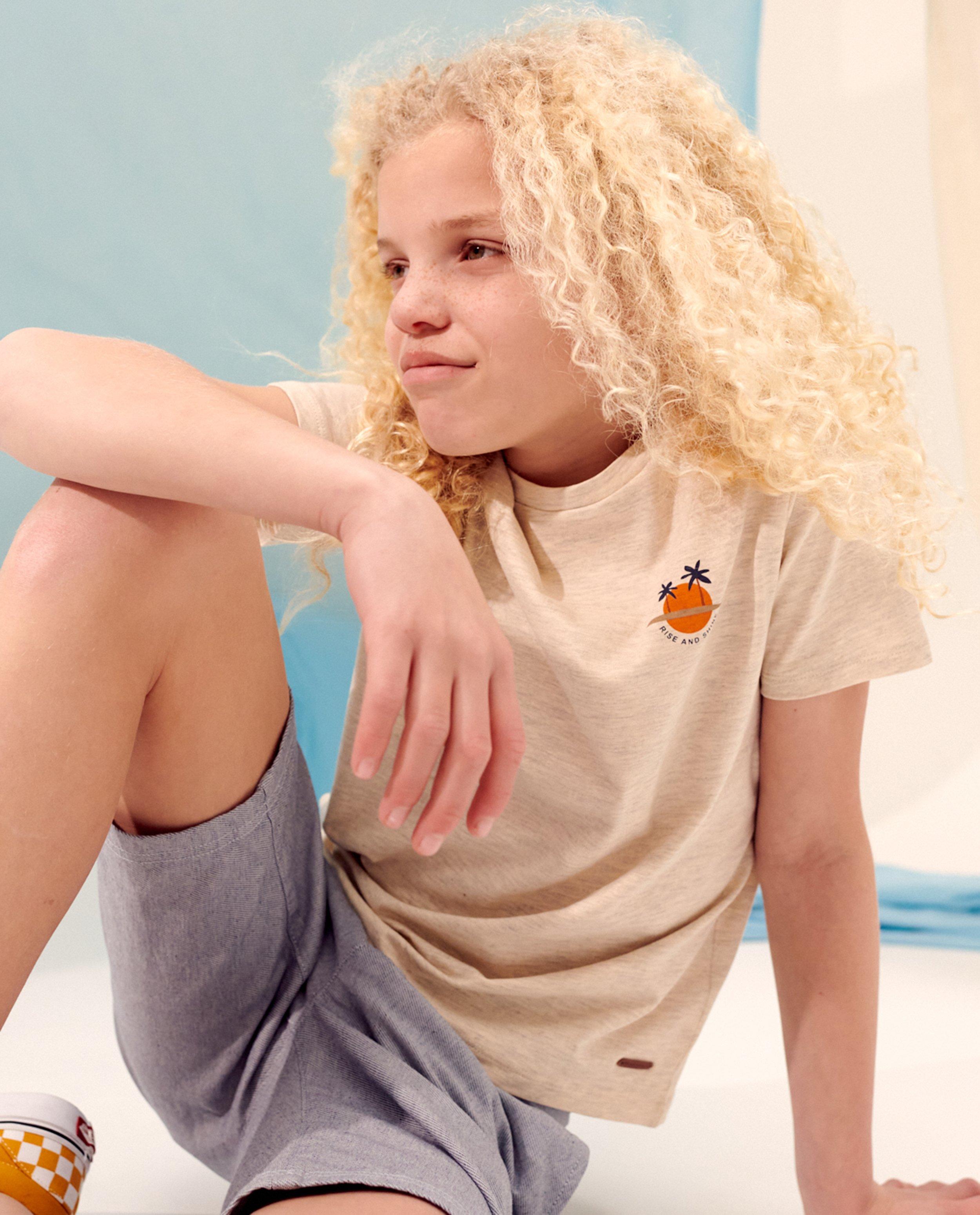 T-shirts - Beige T-shirt met print