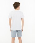 T-shirts - Wit T-shirt met print, 7-14 jaar