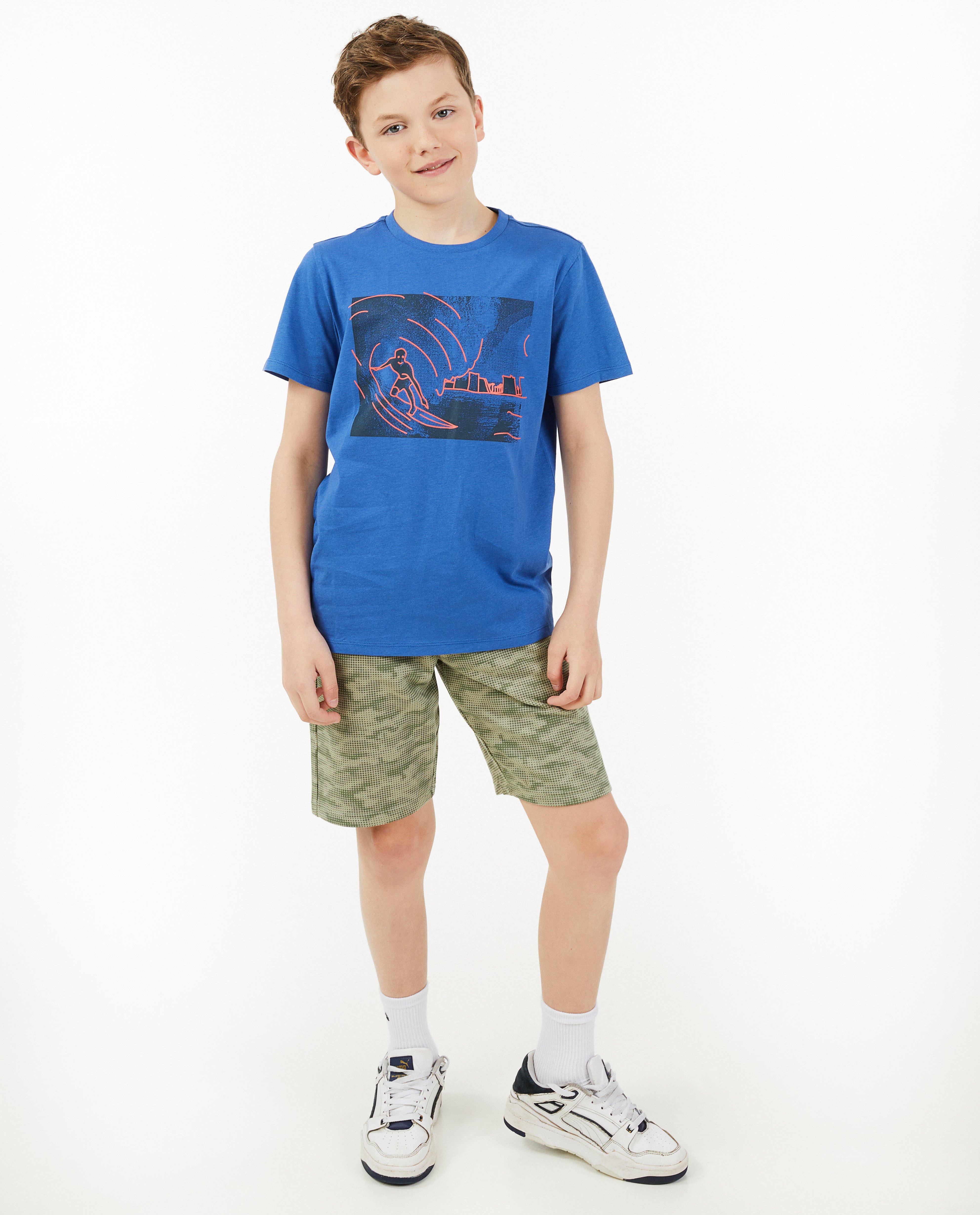 T-shirt met voetbalprint - null - Besties
