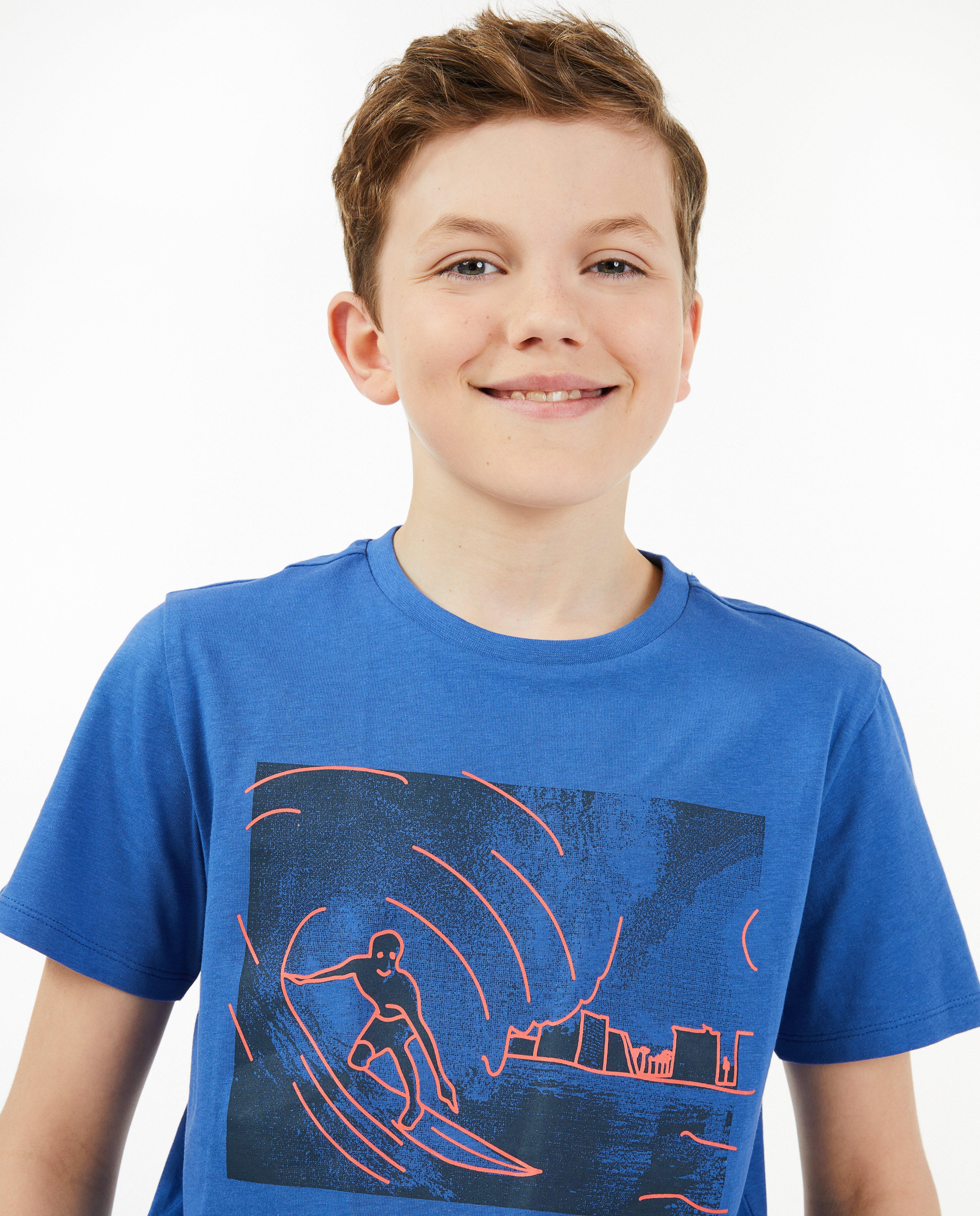 T-shirts - T-shirt à imprimé de surfeur