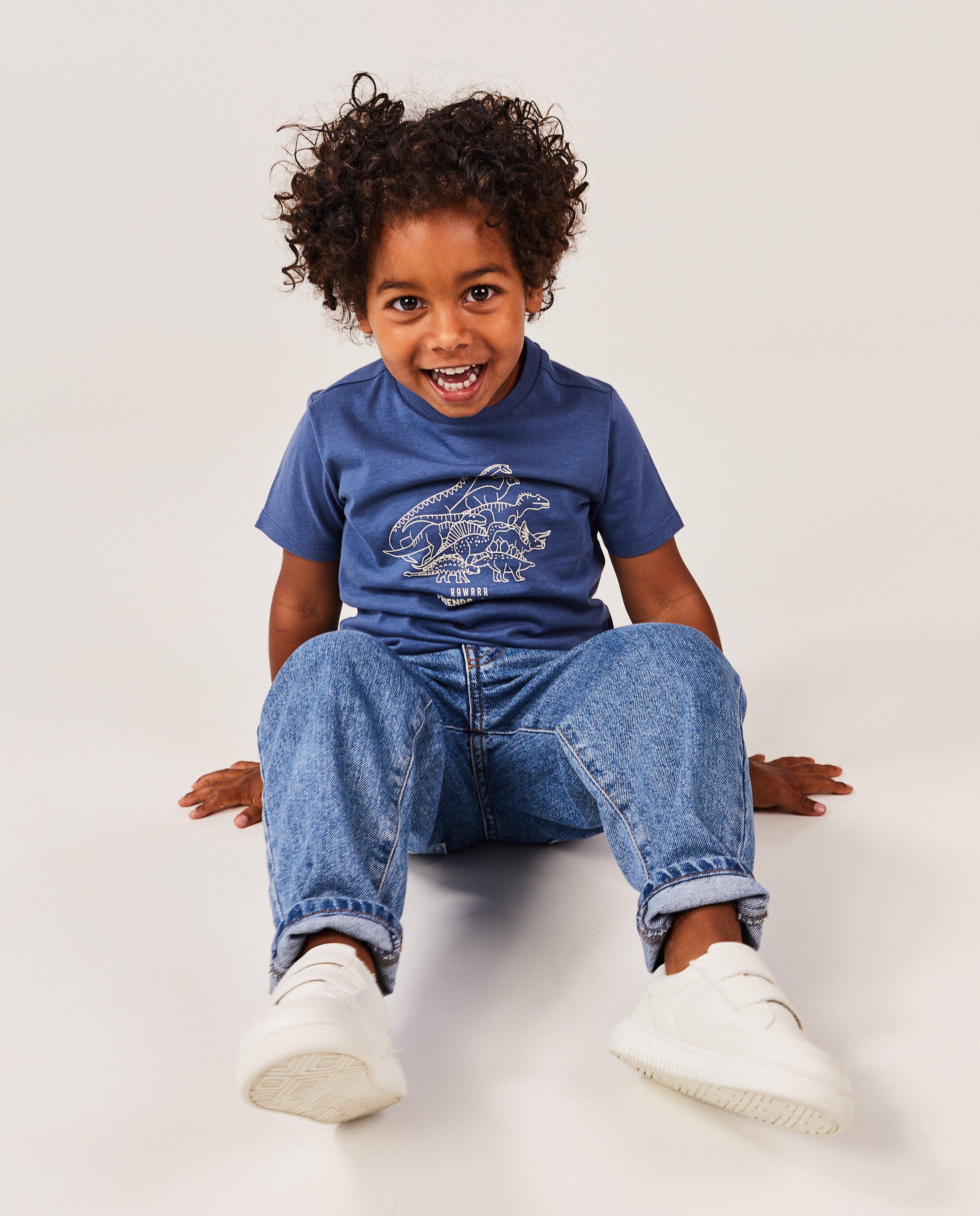 T-shirt met dinoprint - null - Besties