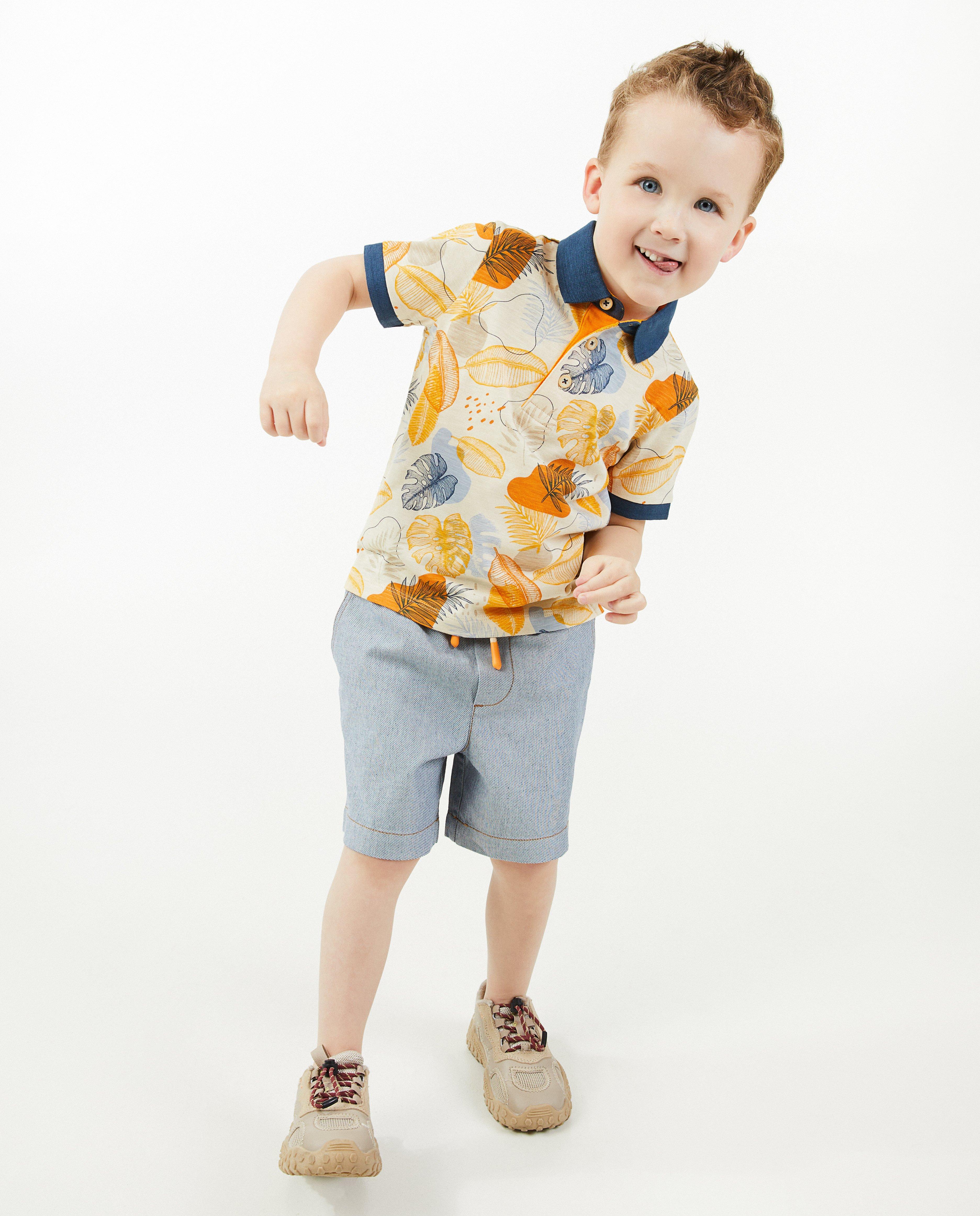 Blauwe short - null - Kidz Nation