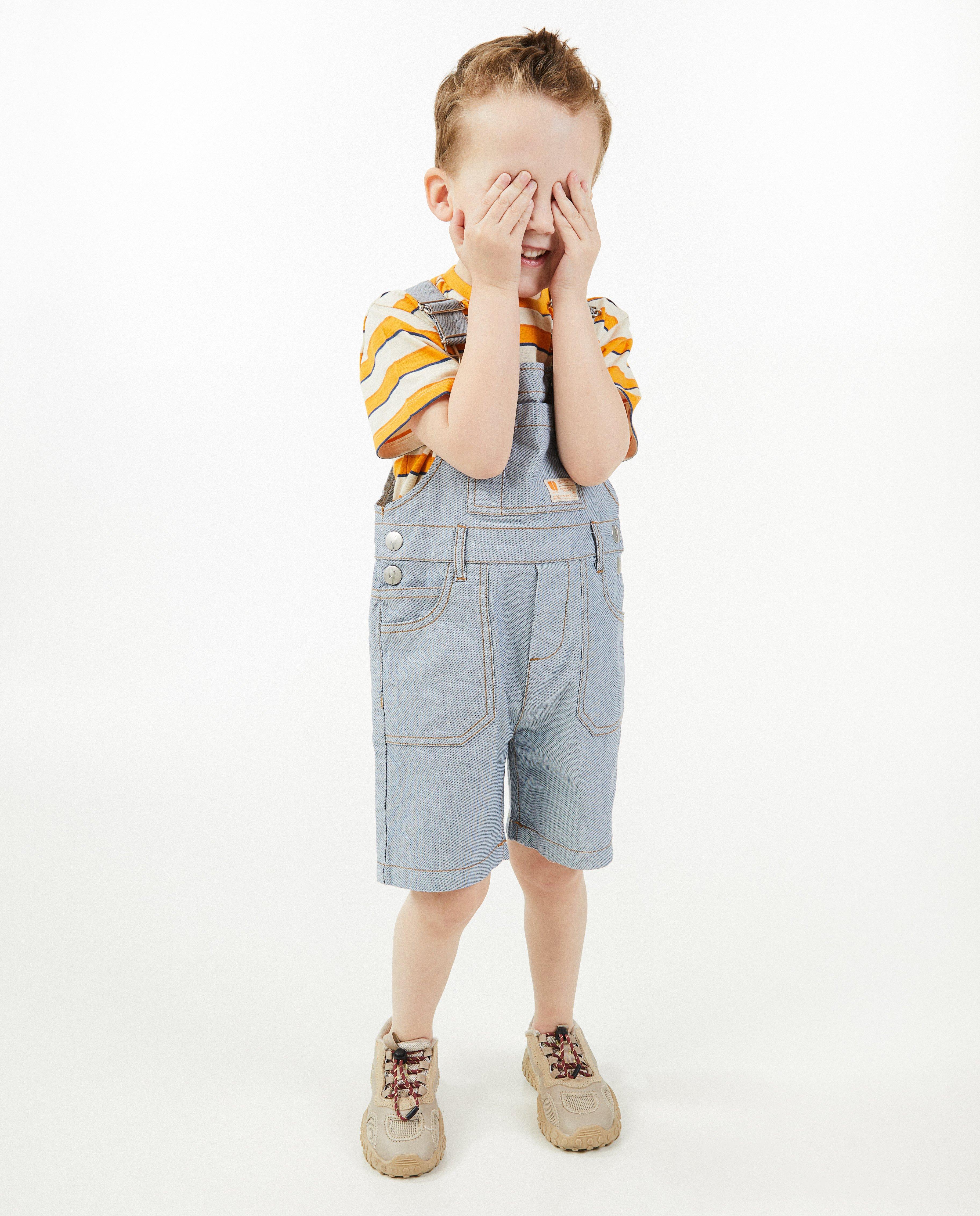 Blauwe jumpsuit - null - Kidz Nation