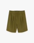 Shorts - Short vert plissé