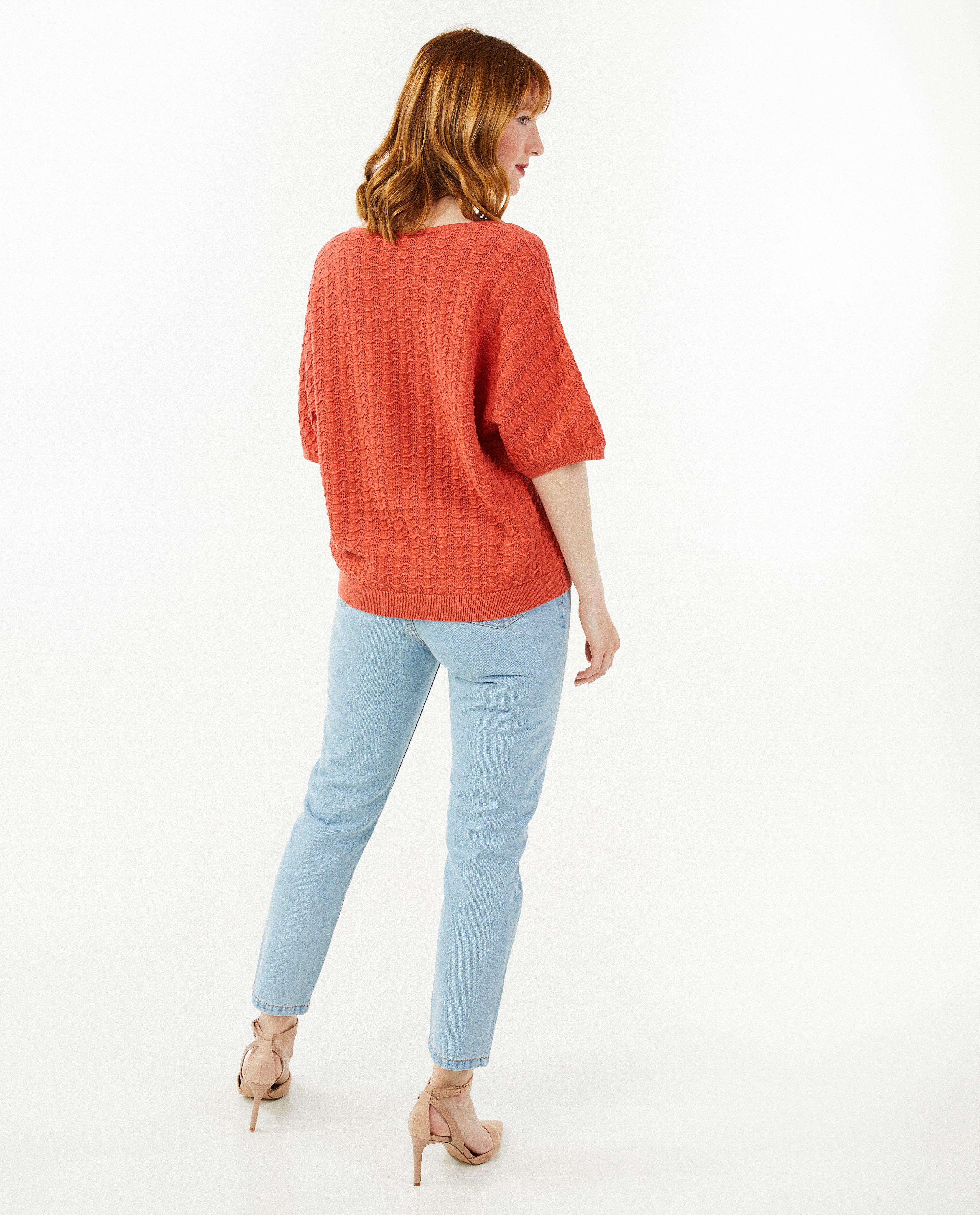 Pulls - Top en tricot à motif ajouré