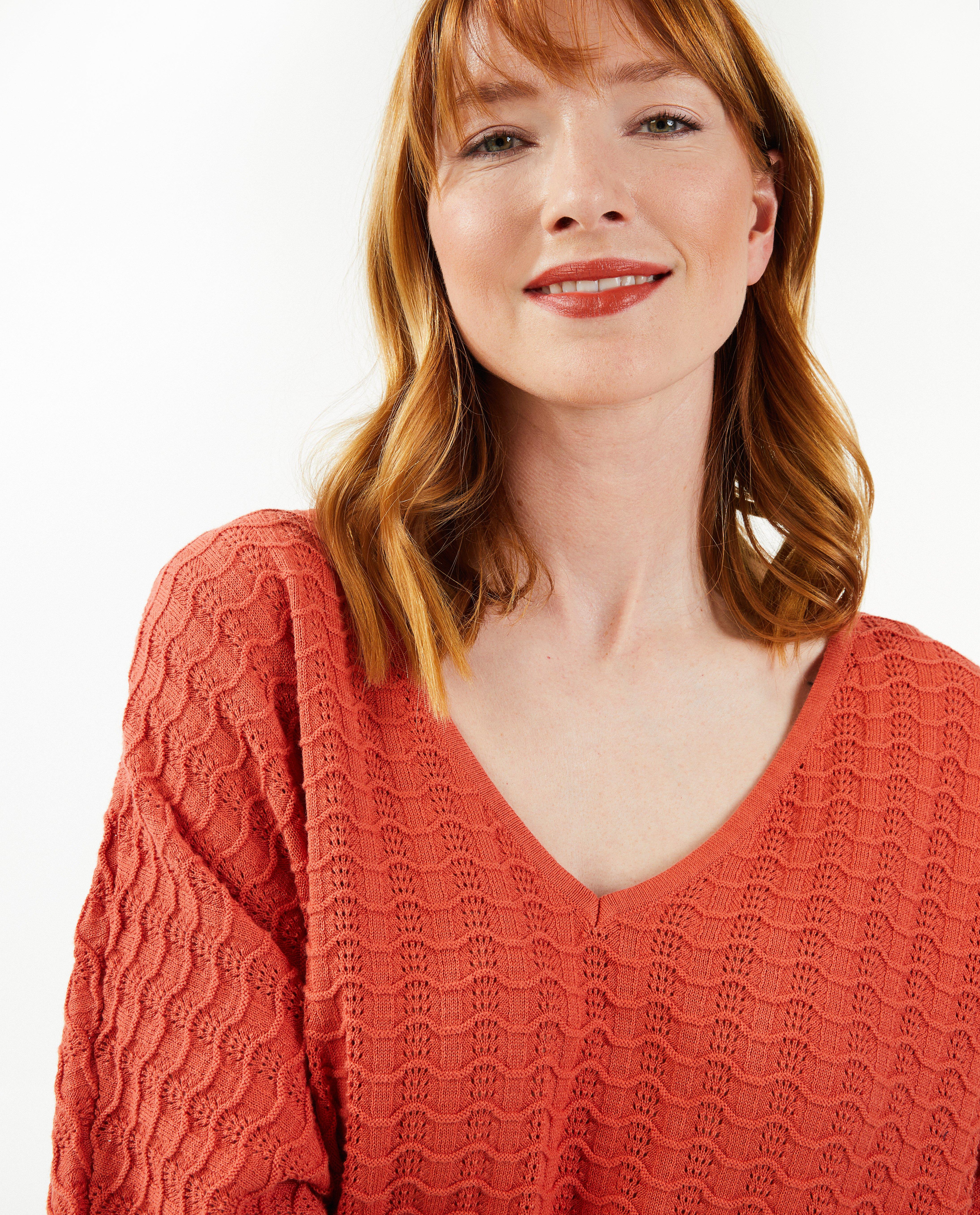 Pulls - Top en tricot à motif ajouré