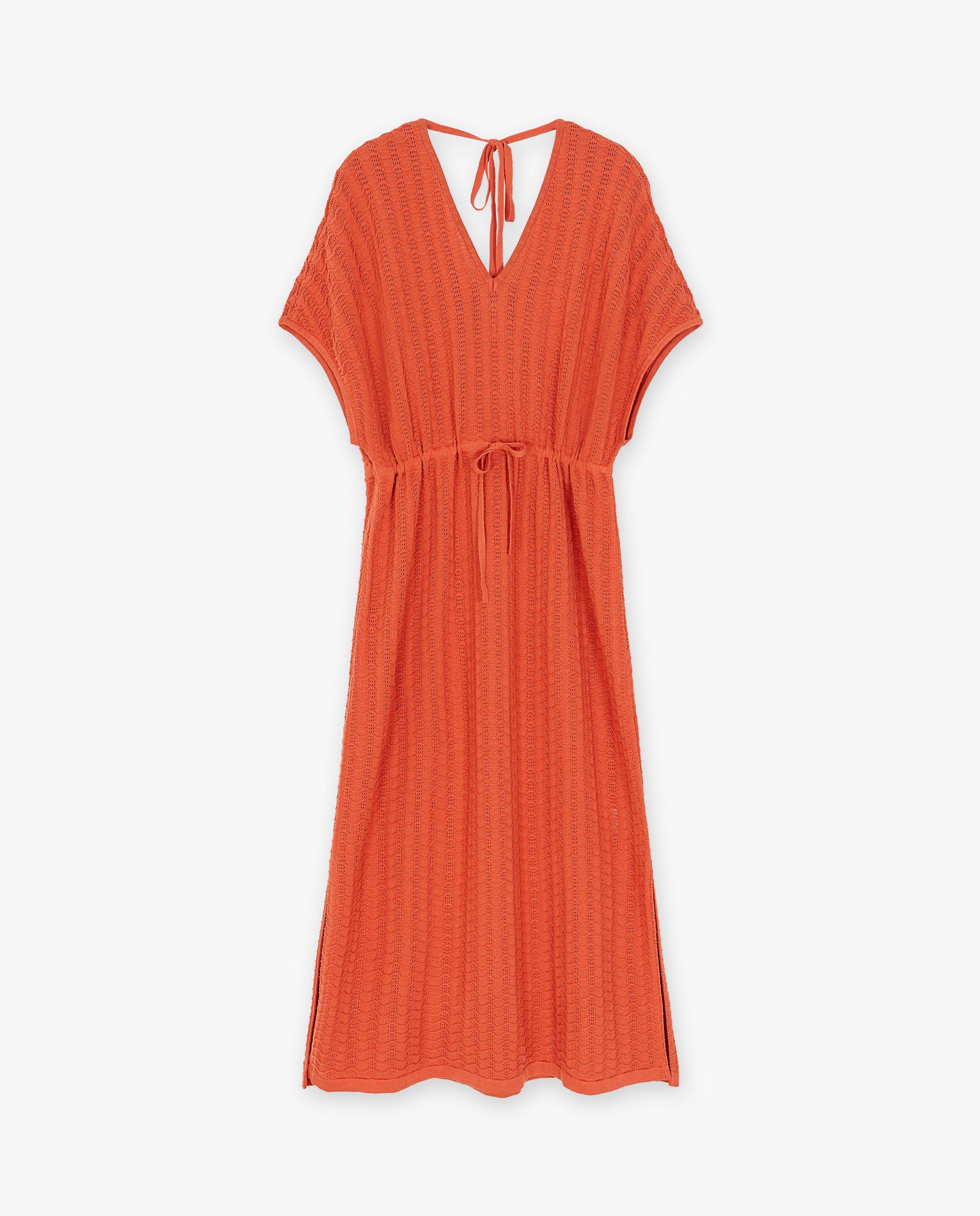 Robes - Robe en tricot ajouré