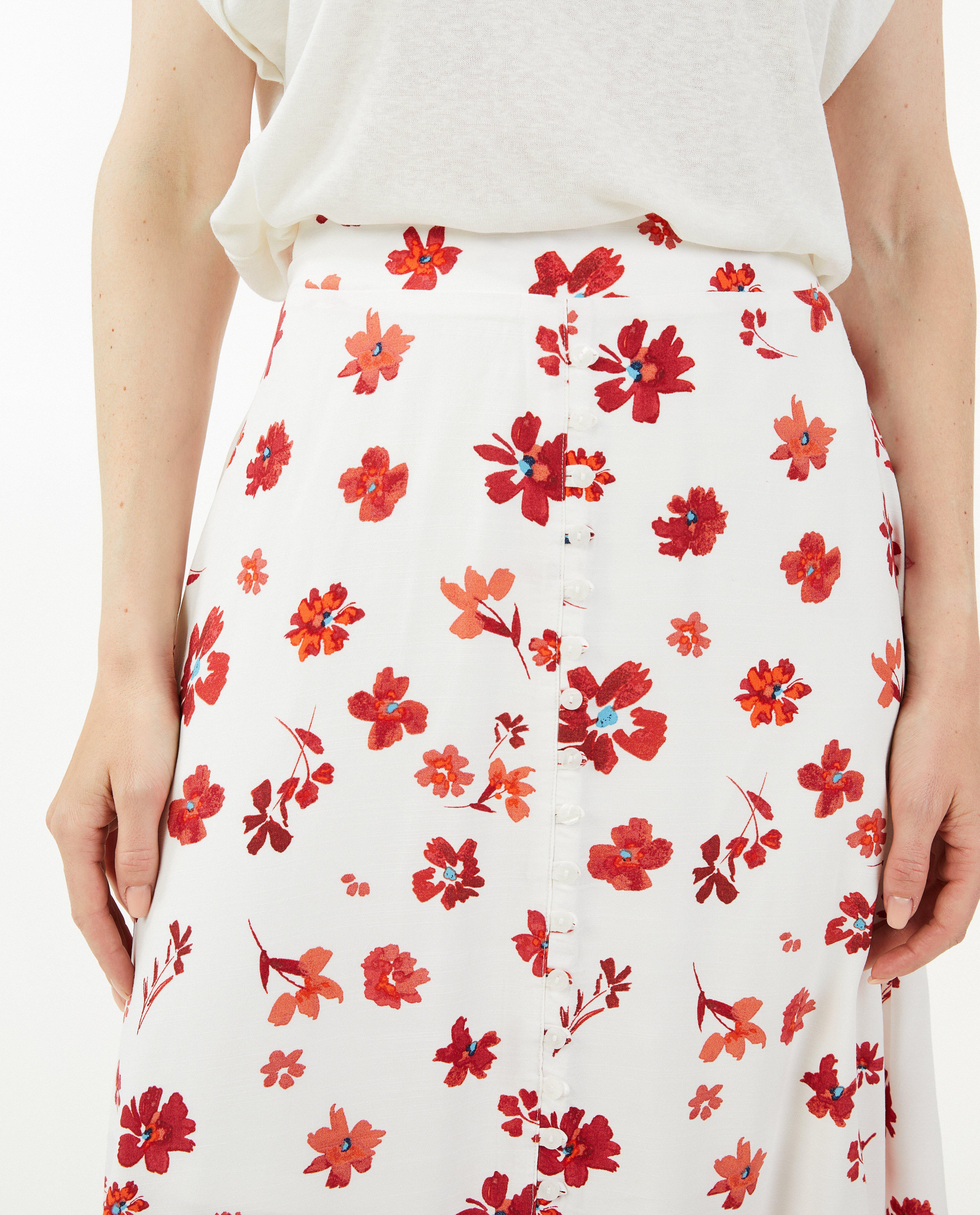 Rokken - Rok met bloemenprint