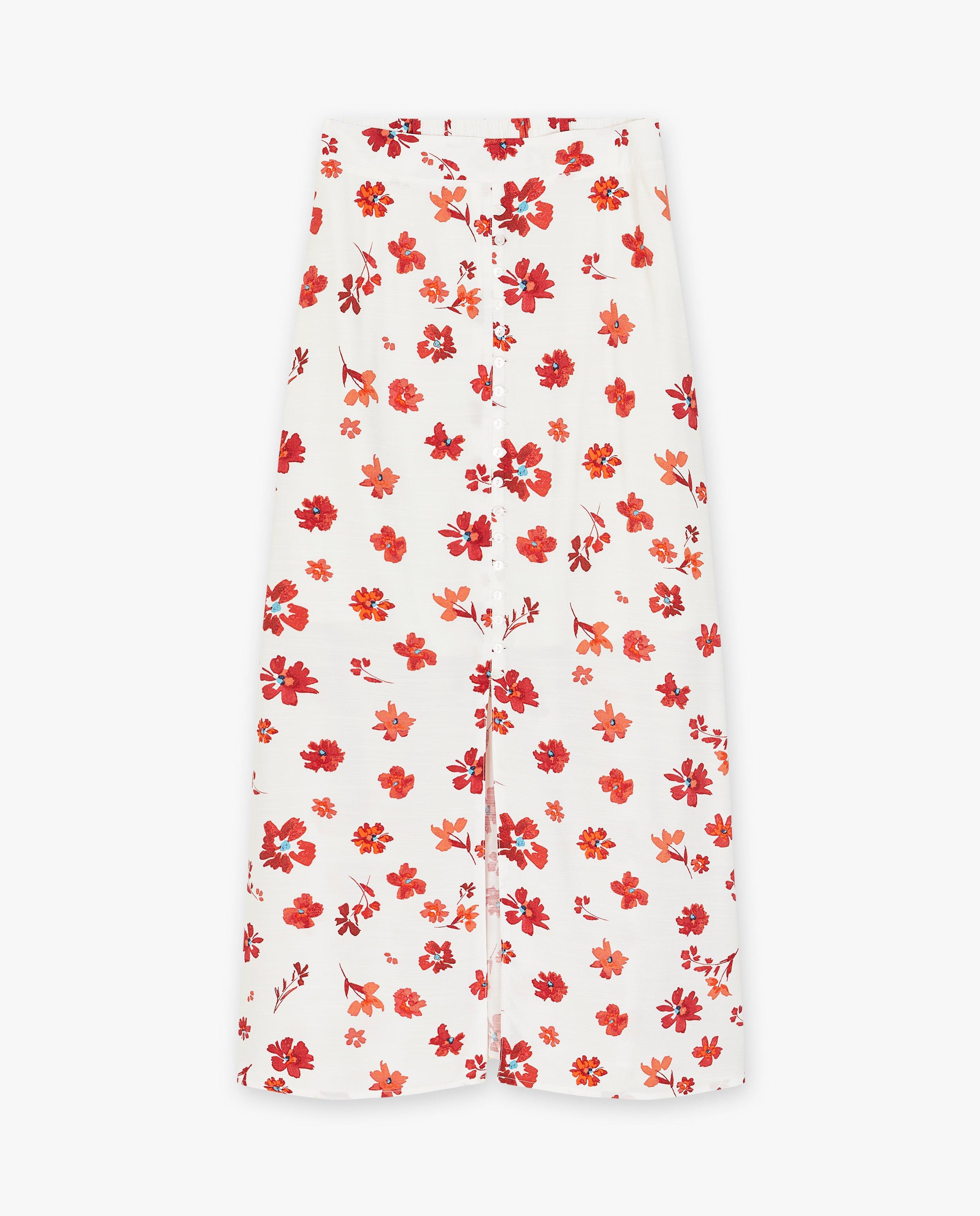 Rokken - Rok met bloemenprint