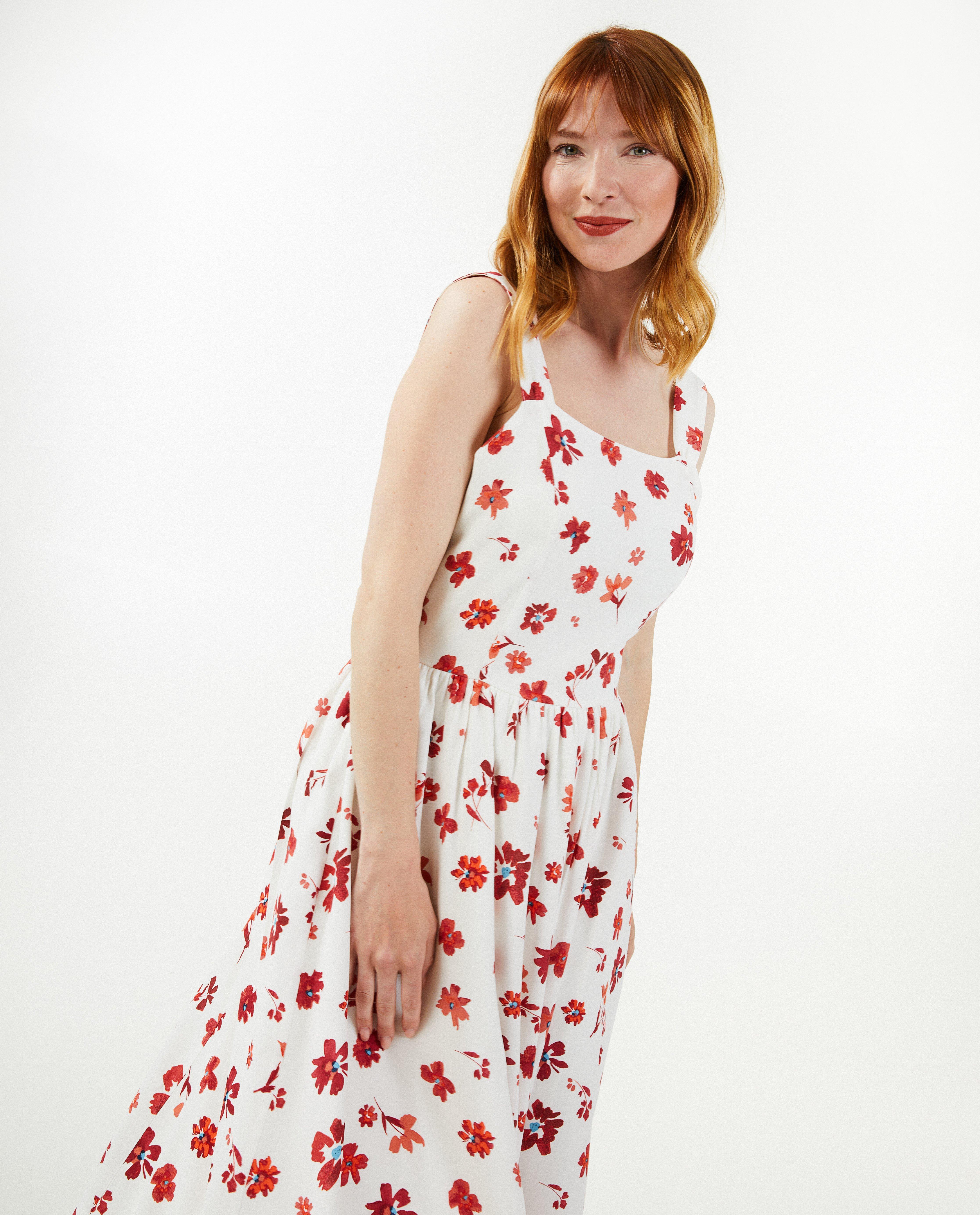 Kleedjes - Jurk met bloemenprint