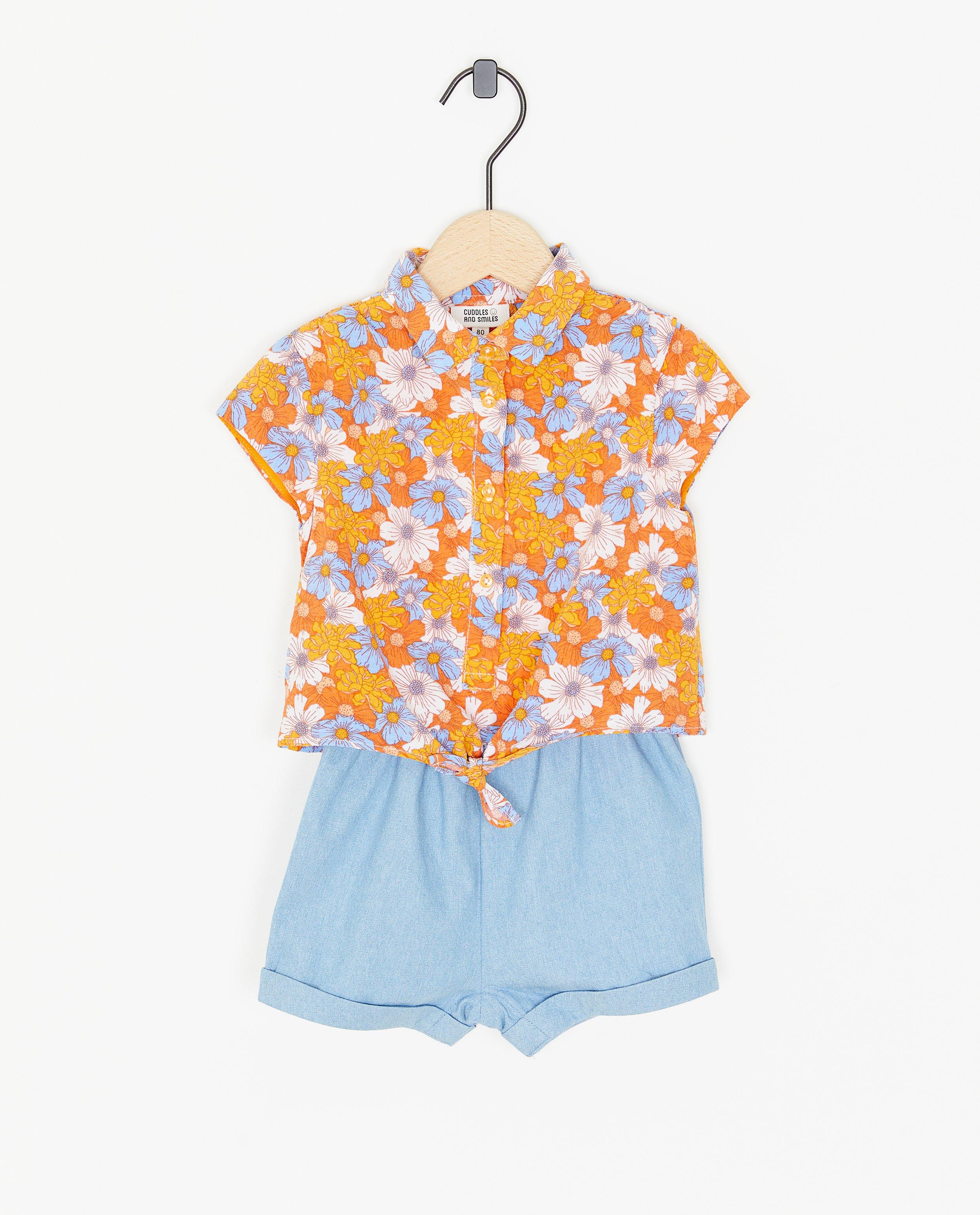 Jumpsuit met bloemenprint - null - Cuddles and Smiles