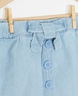 Rokken - Blauwe jeansrok met strik
