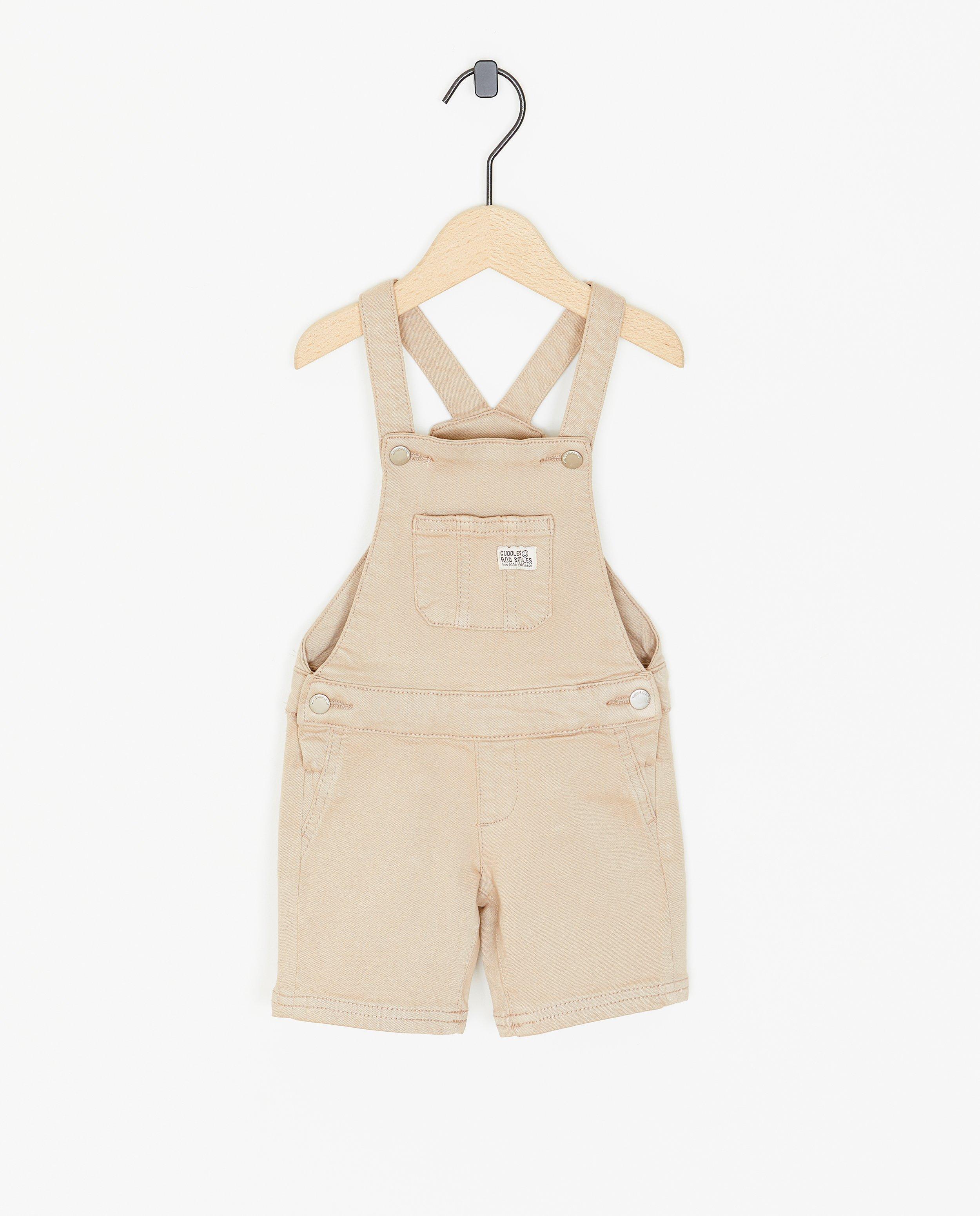 Beige salopette - null - Cuddles and Smiles