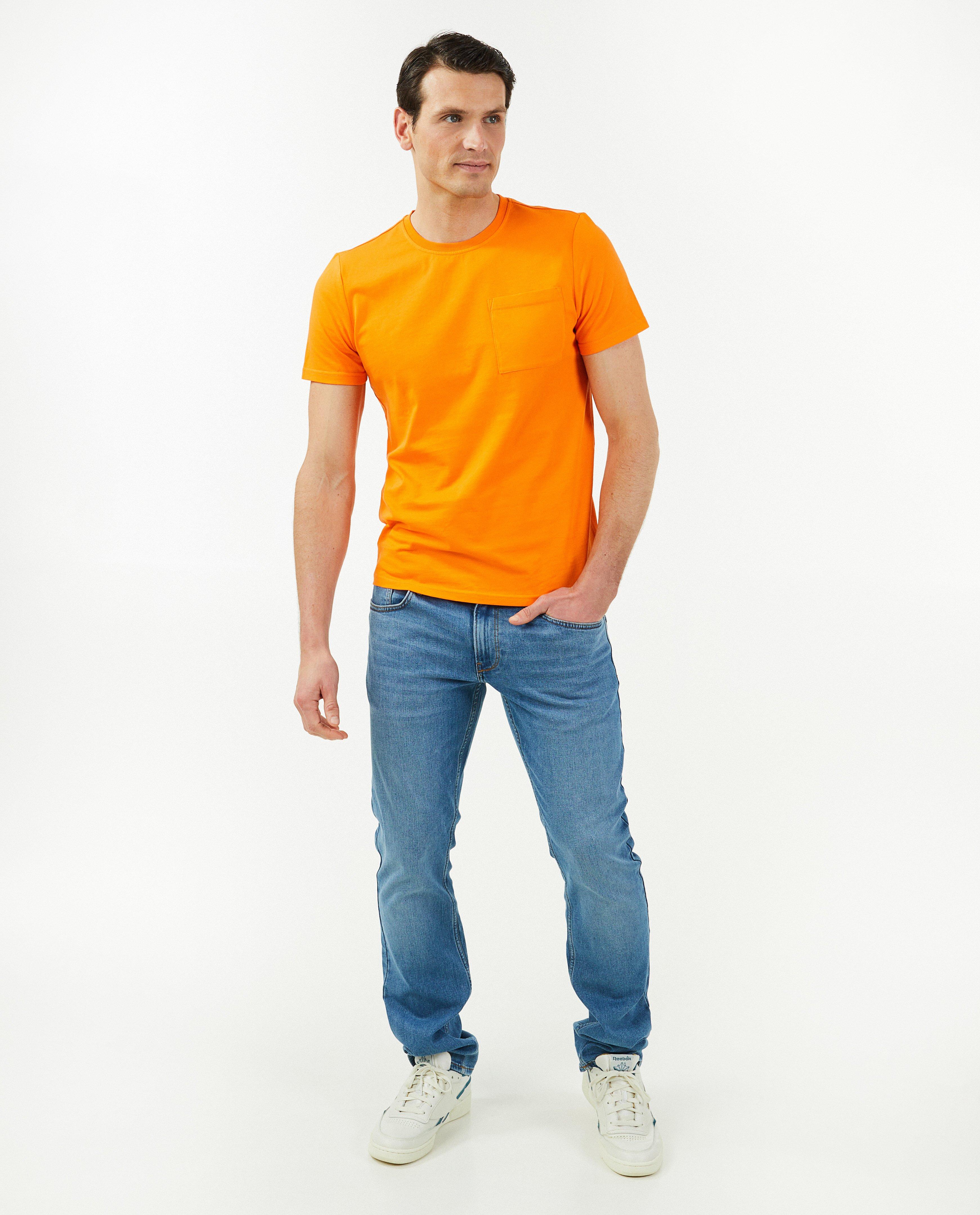 Oranje T-shirt, heren - null - Familystories