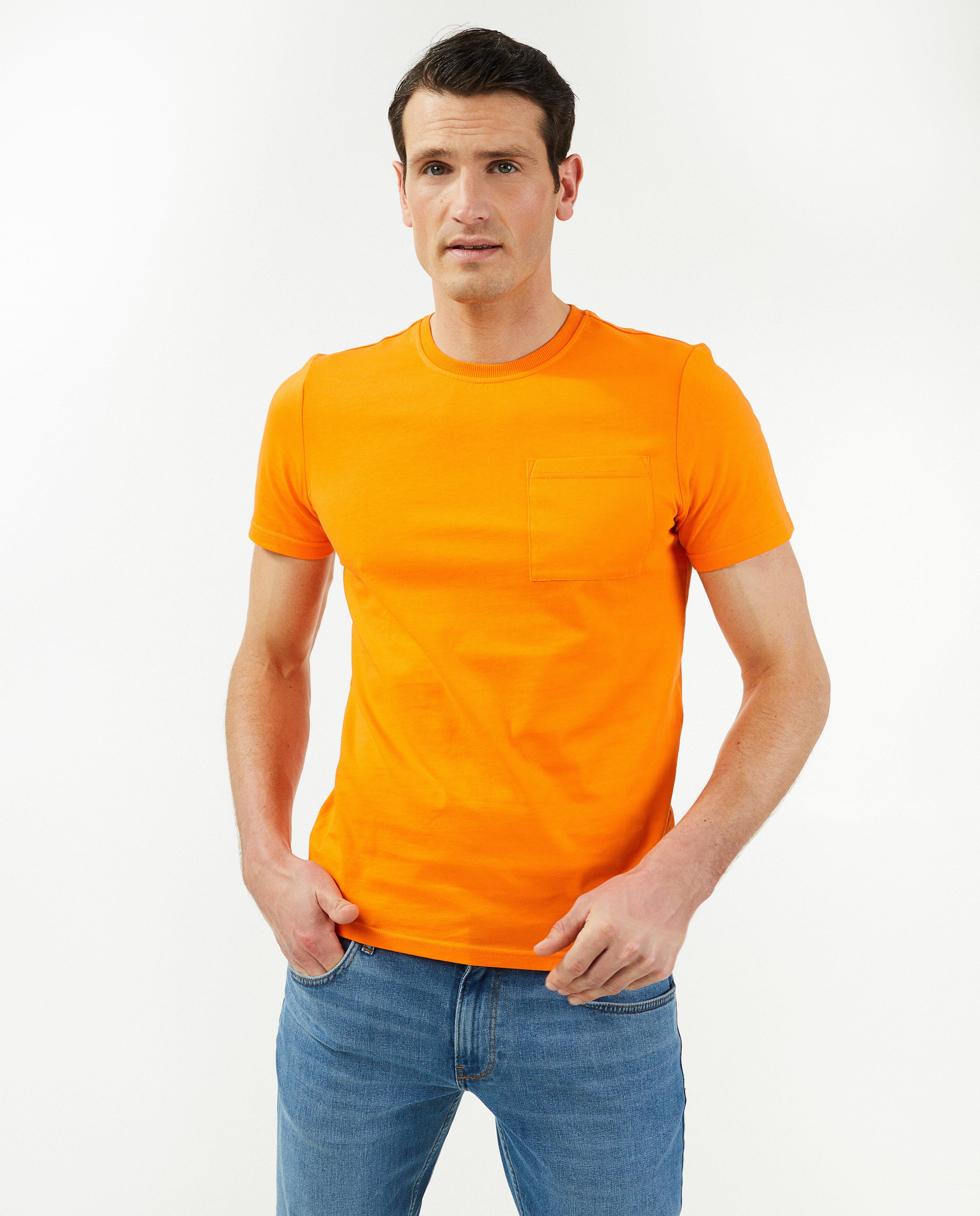 T-shirts - Oranje T-shirt, heren