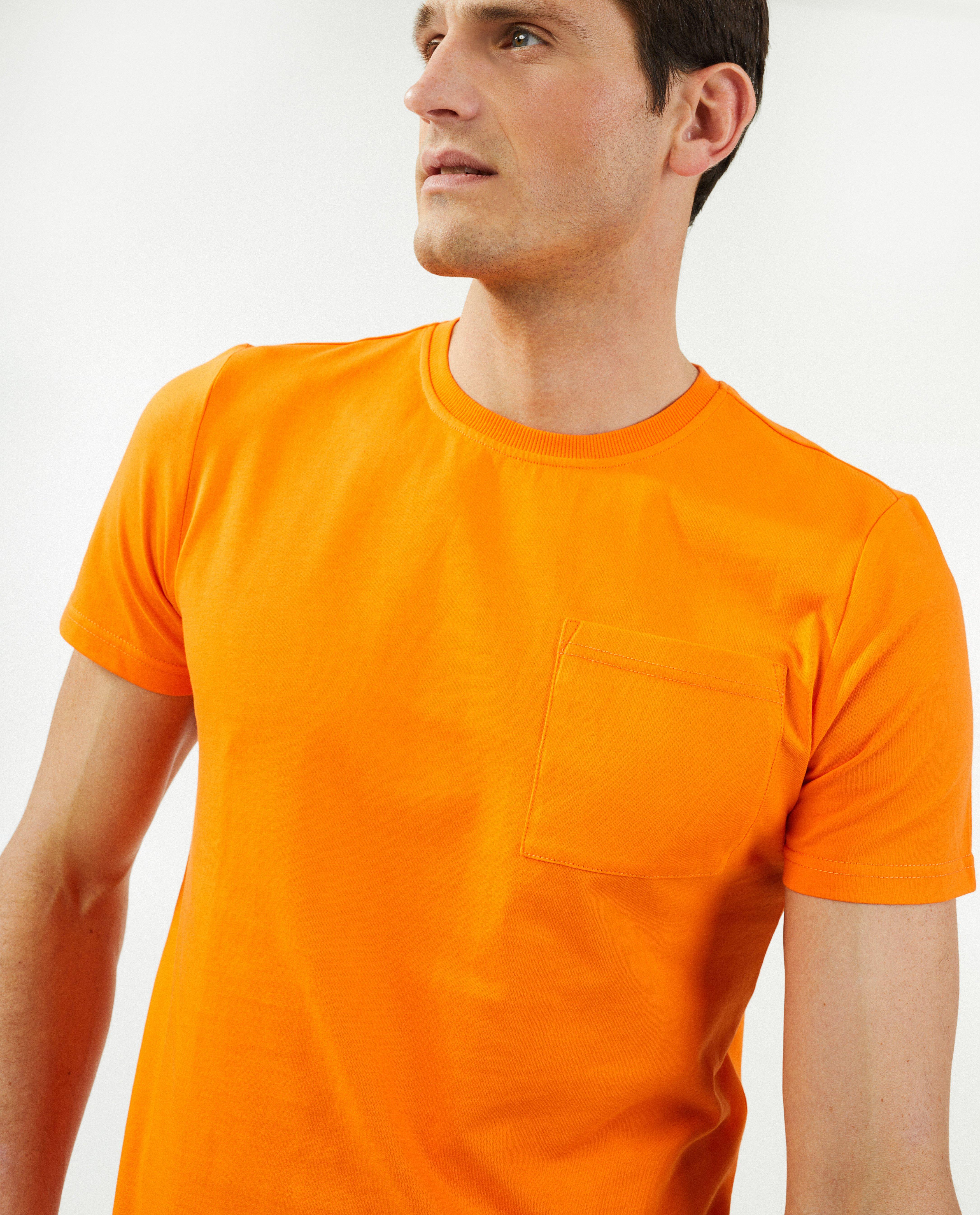 T-shirts - Oranje T-shirt, heren