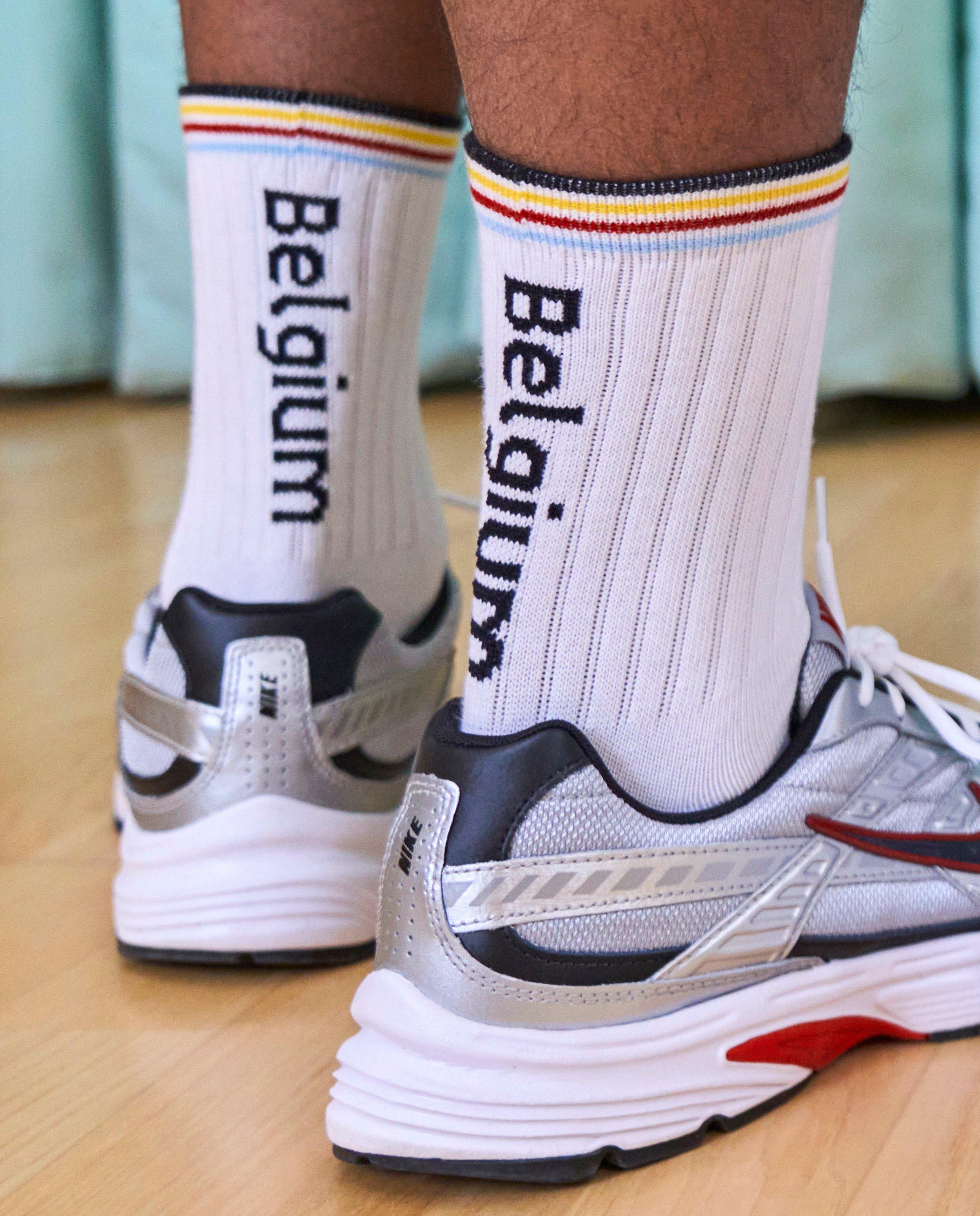 Chaussettes blanches, hommes - Détails du produit - blanc - image numéro 1