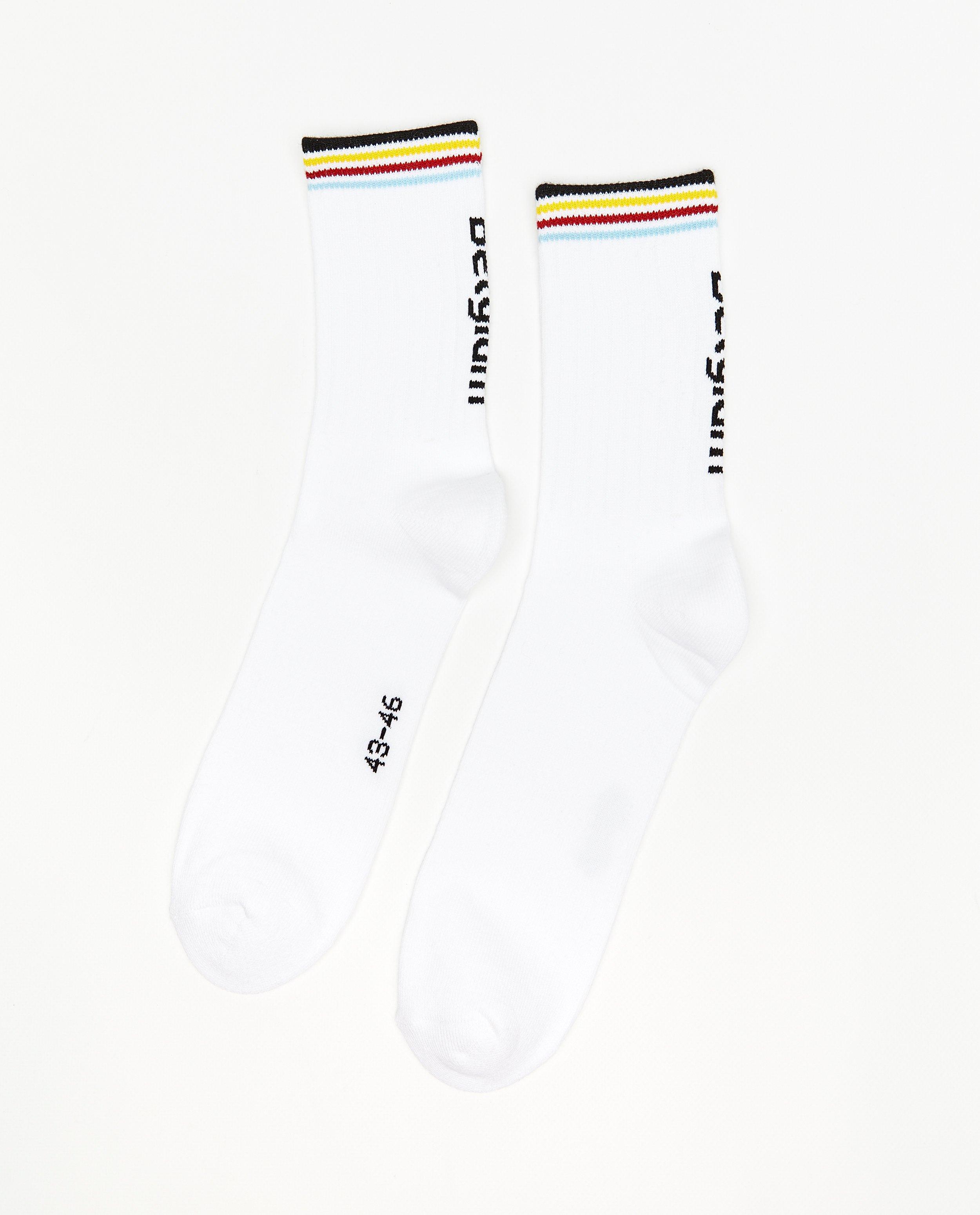 Chaussettes blanches, hommes - Détails du produit - blanc - image numéro 2