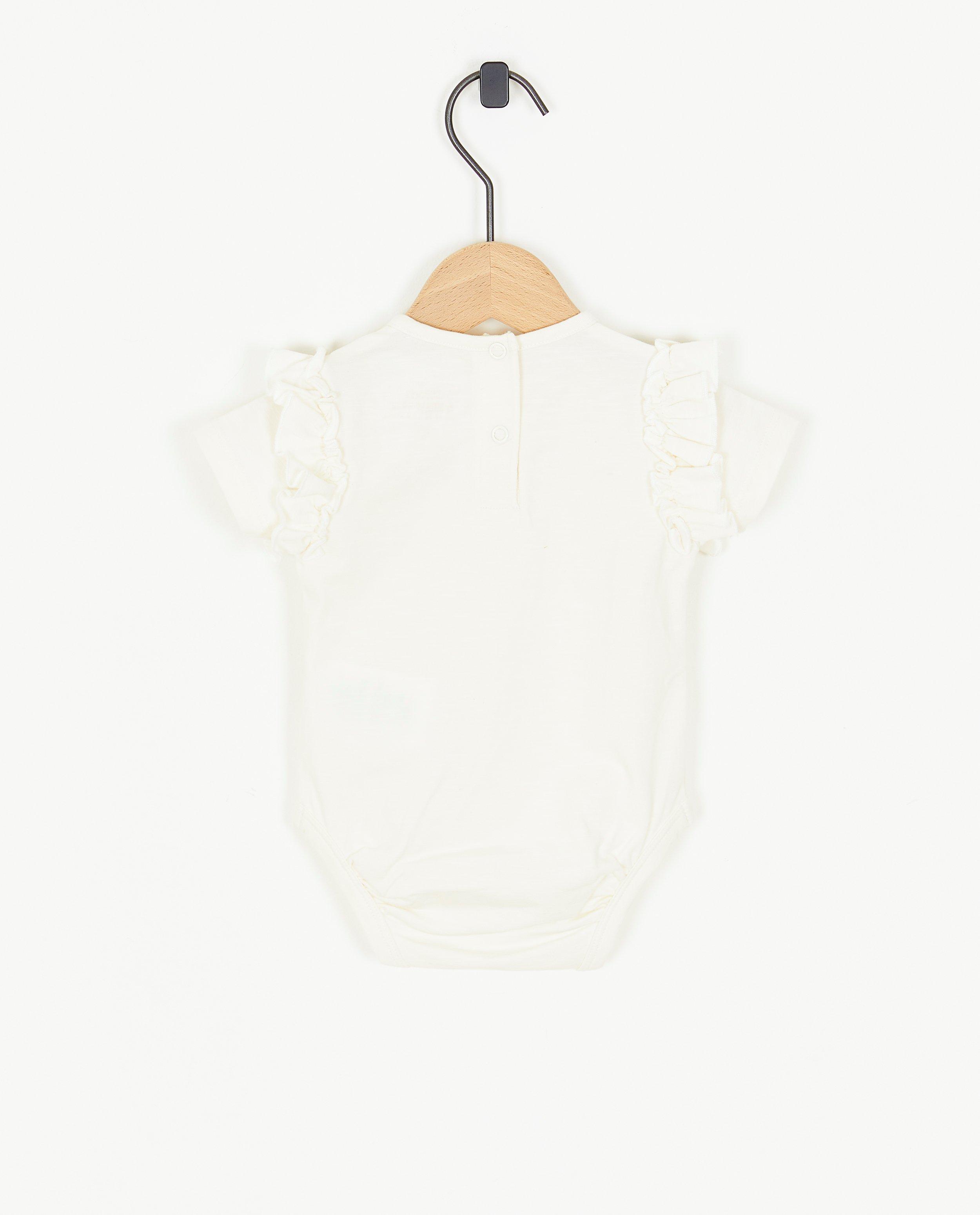 Onesies - Witte romper met ruches