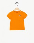 Oranje T-shirt met borduursel - null - Cuddles and Smiles