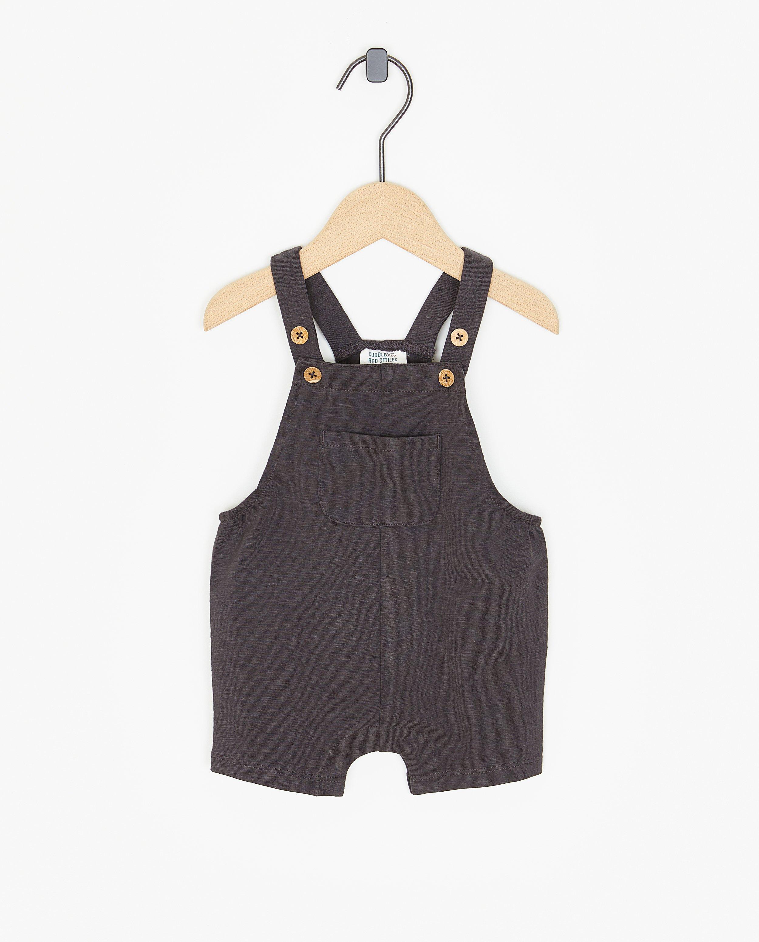 Salopette gris foncé - null - Newborn 50-68