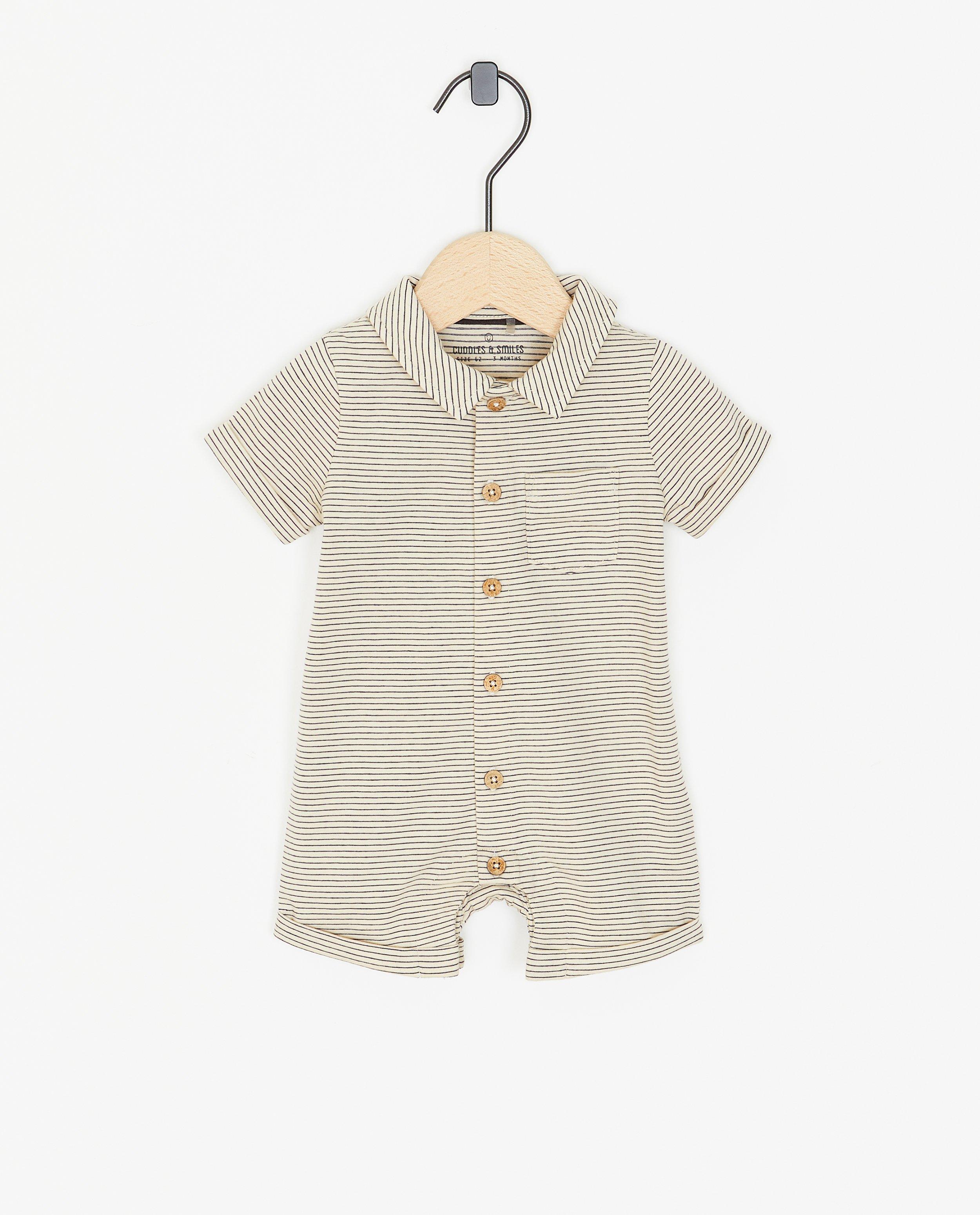 Combinaison rayée - null - Newborn 50-68