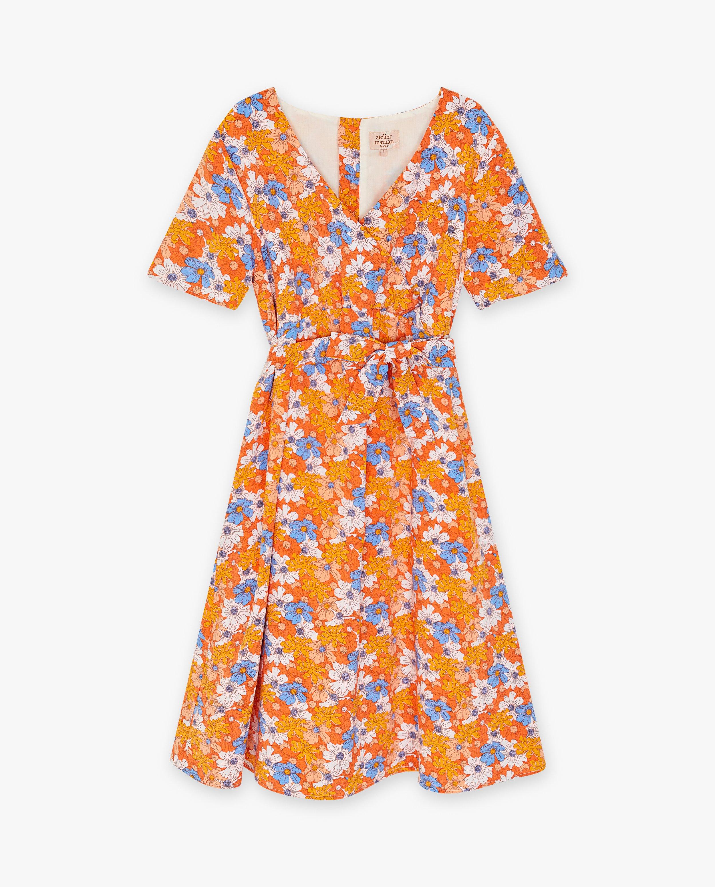 Zwangerschapsjurk met bloemenprint - null - Atelier Maman