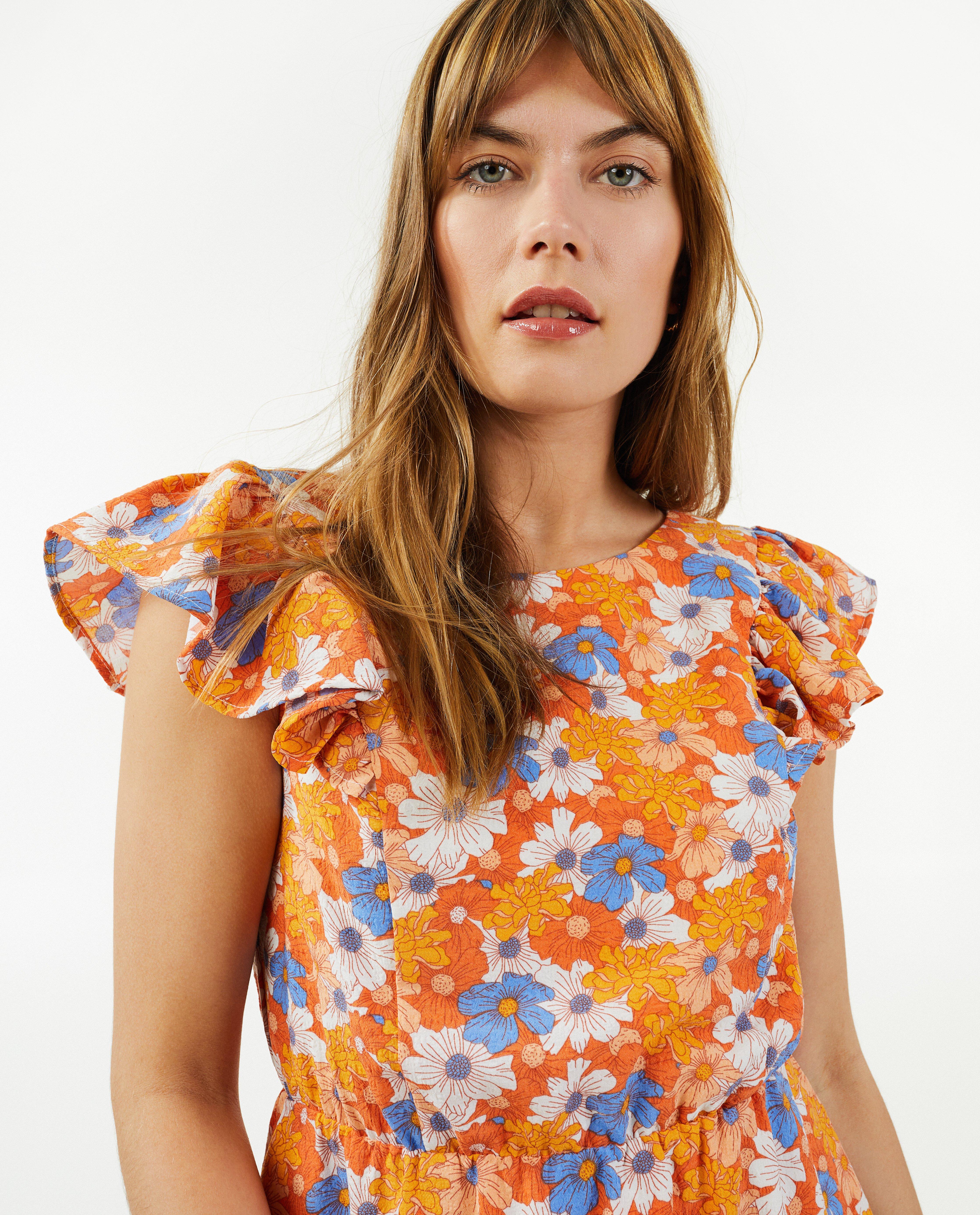 Kleedjes - Jurk met bloemenprint