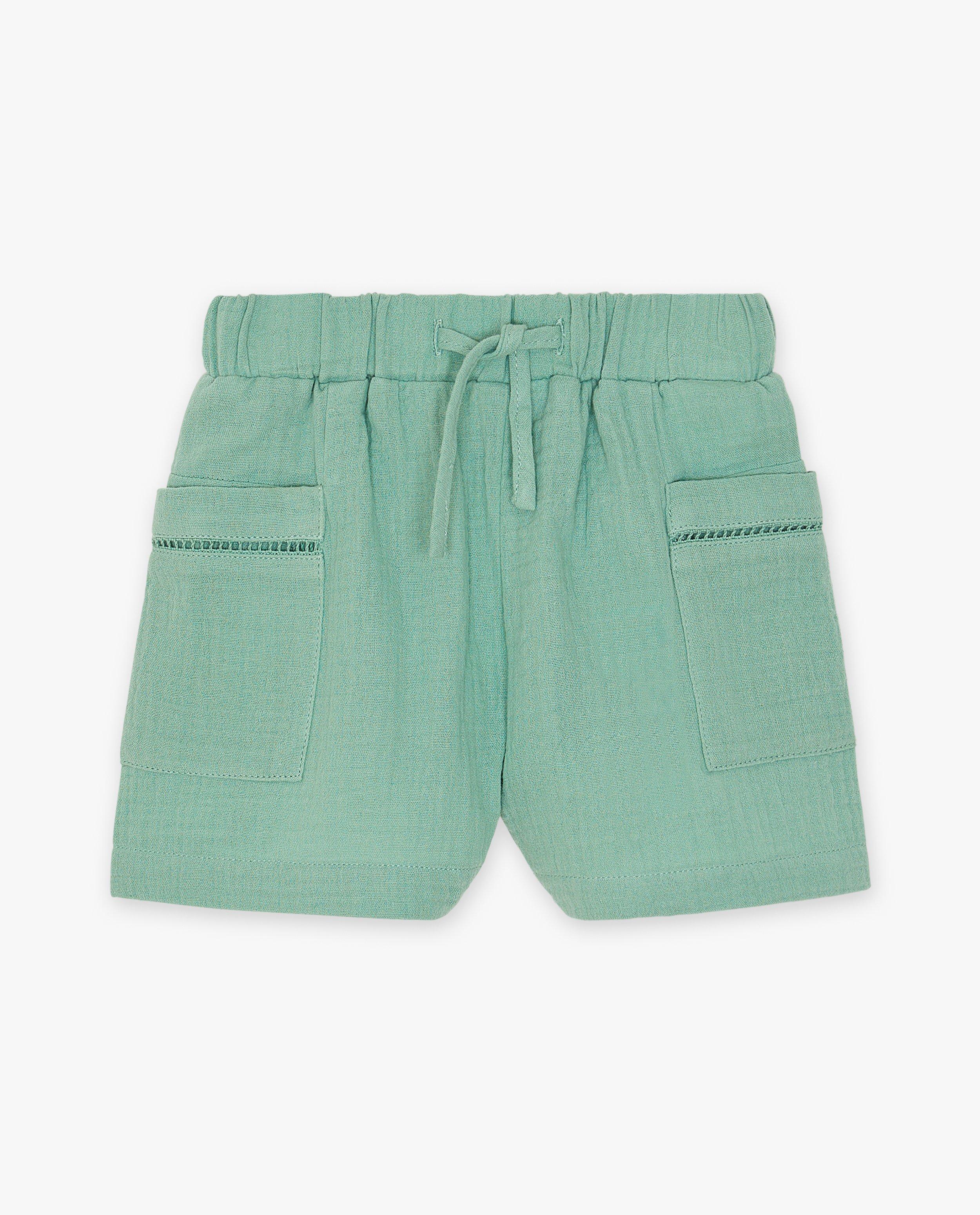 Shorts - Short vert en tétra
