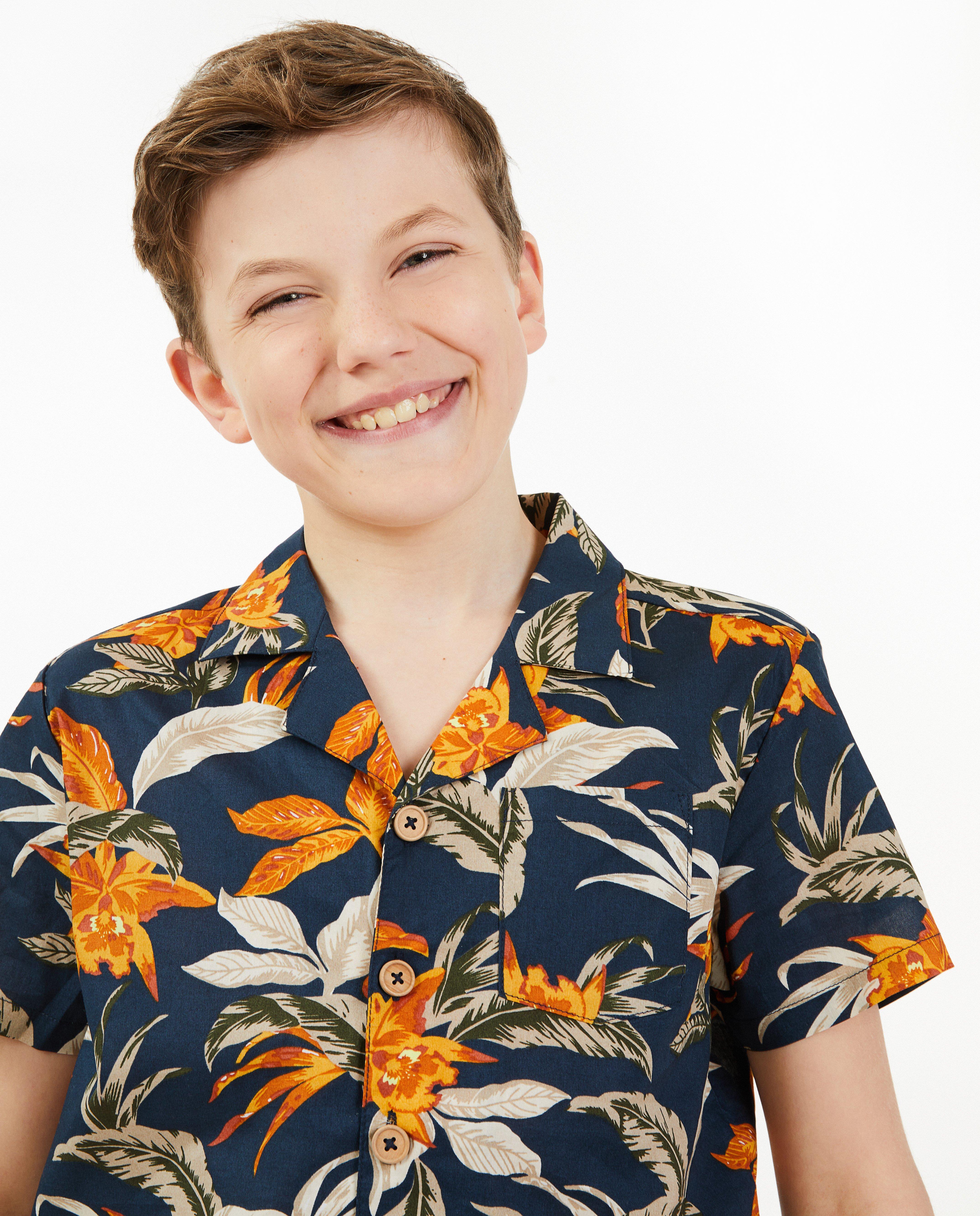 Chemises - Chemise à imprimé tropical