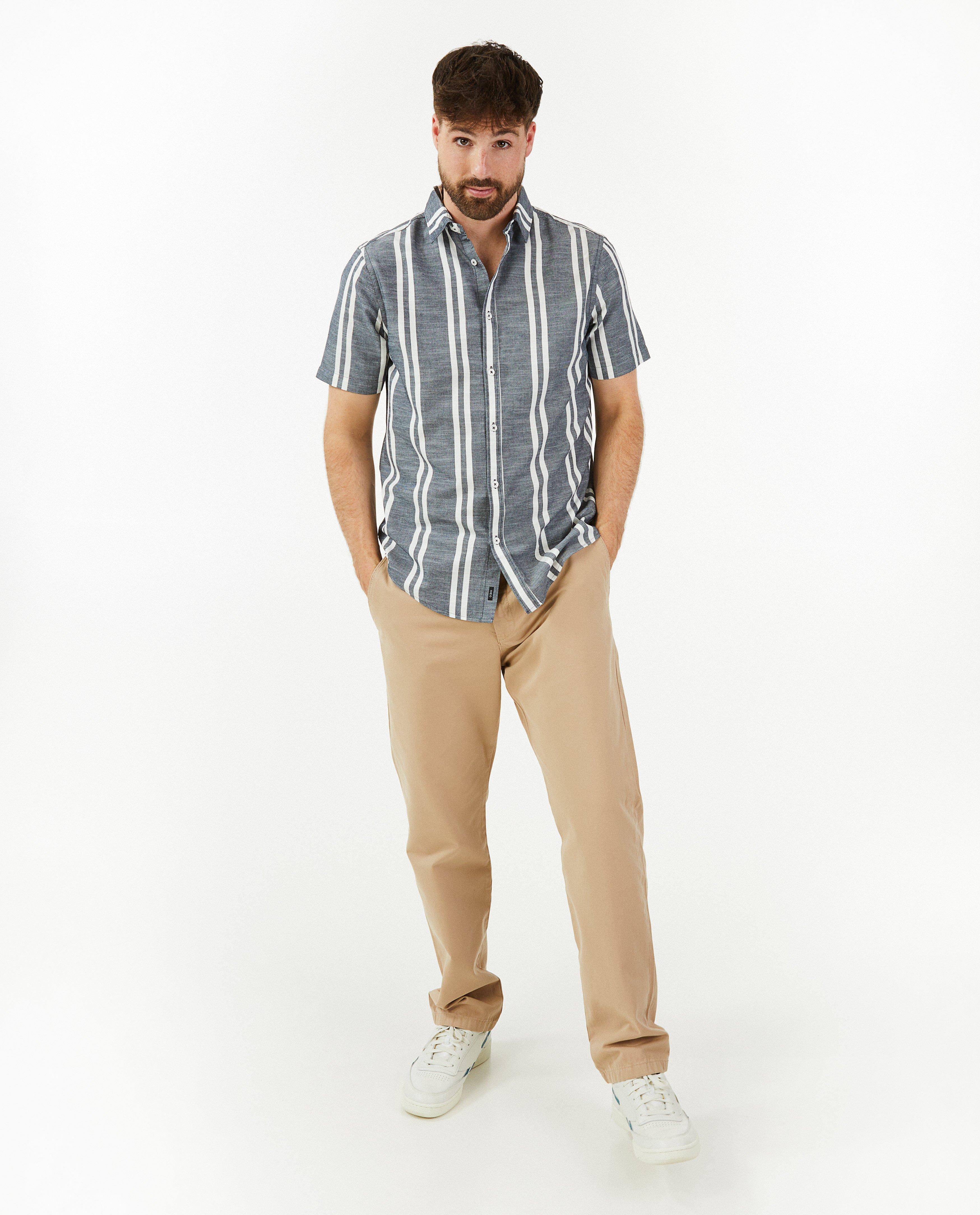 Chemise rayée, regular fit - null - Iveo