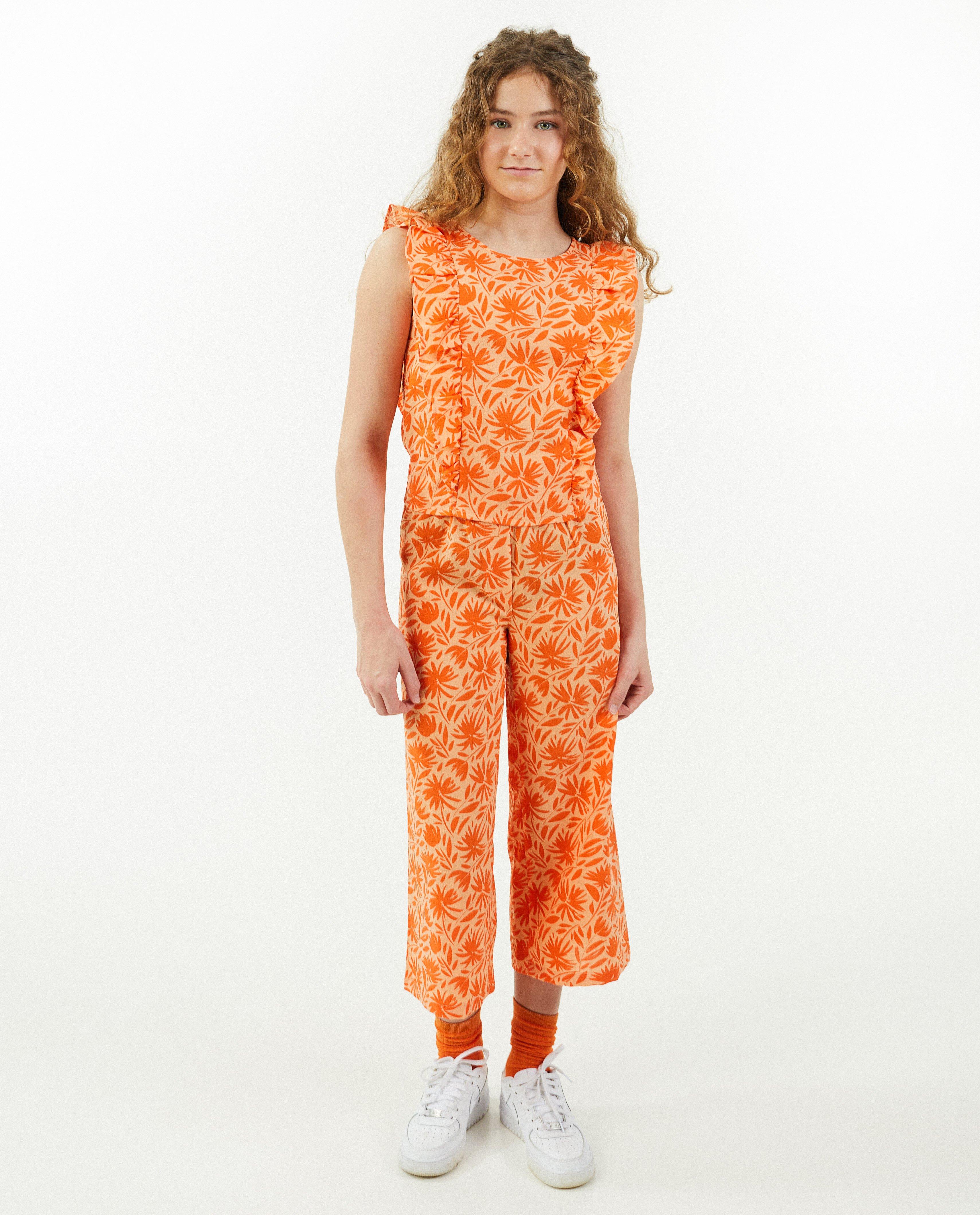 Pantalon fleuri, coupe droite - null - Fish & Chips
