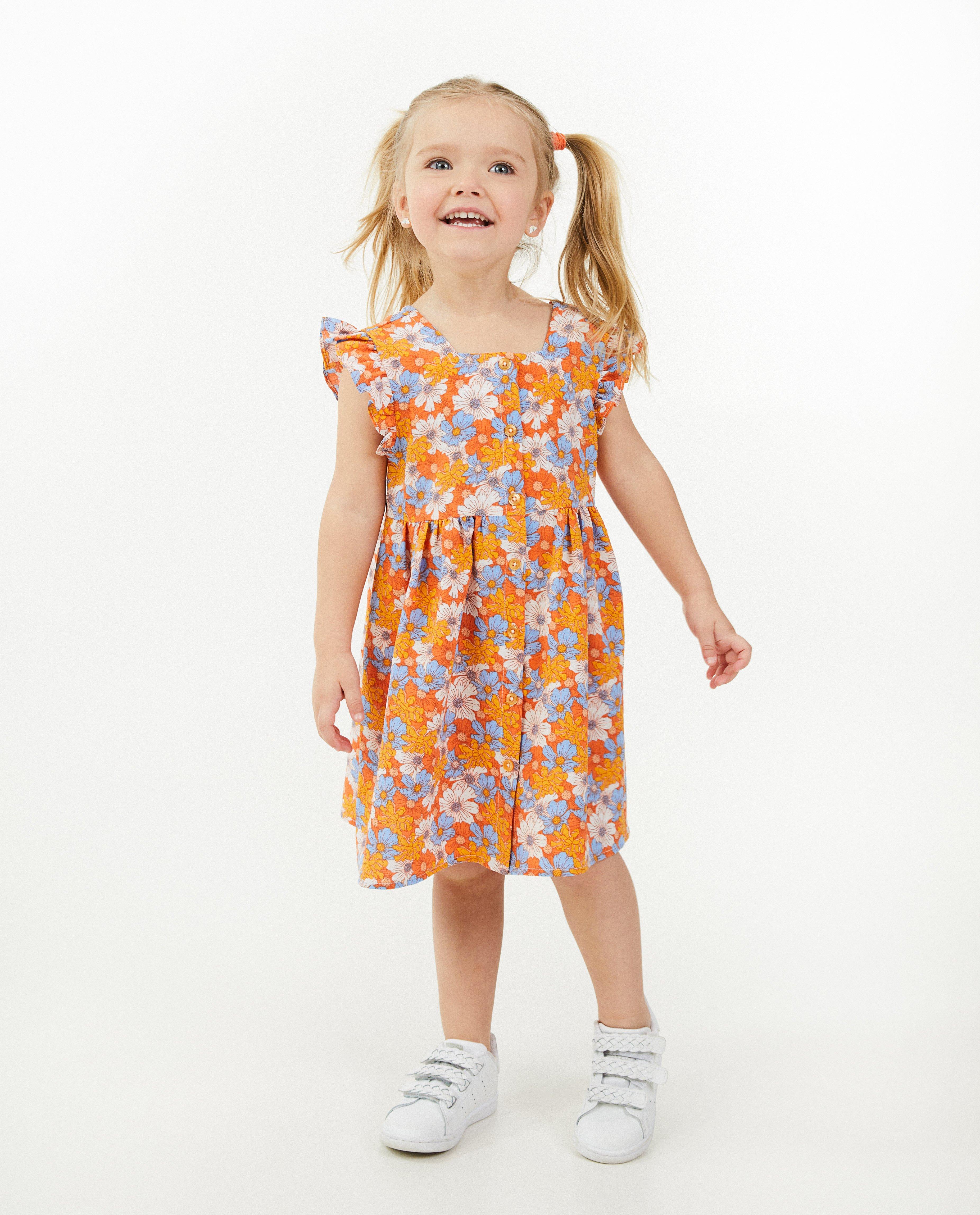 Robe orange boutonnée - null - Milla Star