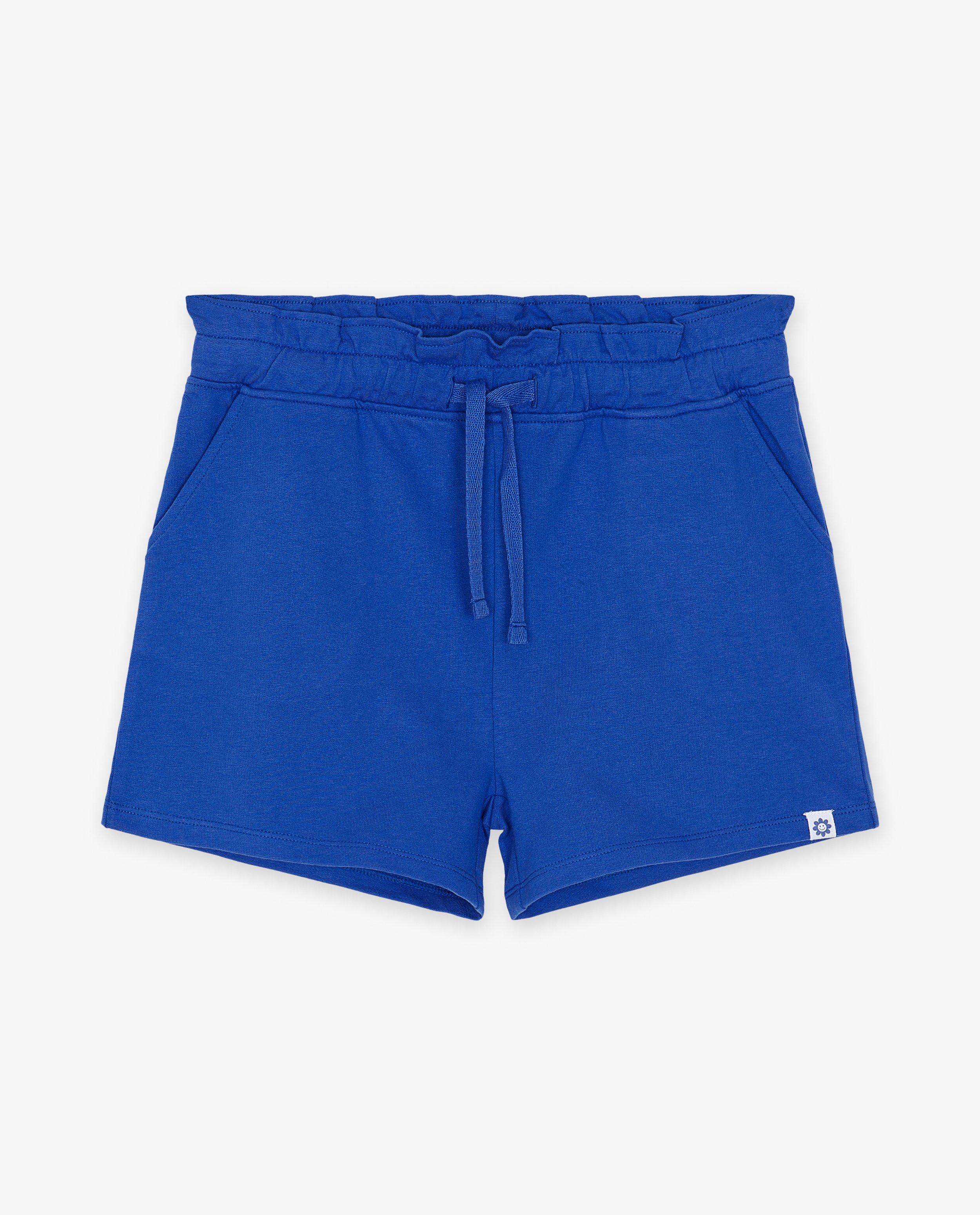 Shorts - Short orange en matière molletonnée