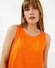 Kleedjes - Oranje maxi-jurk