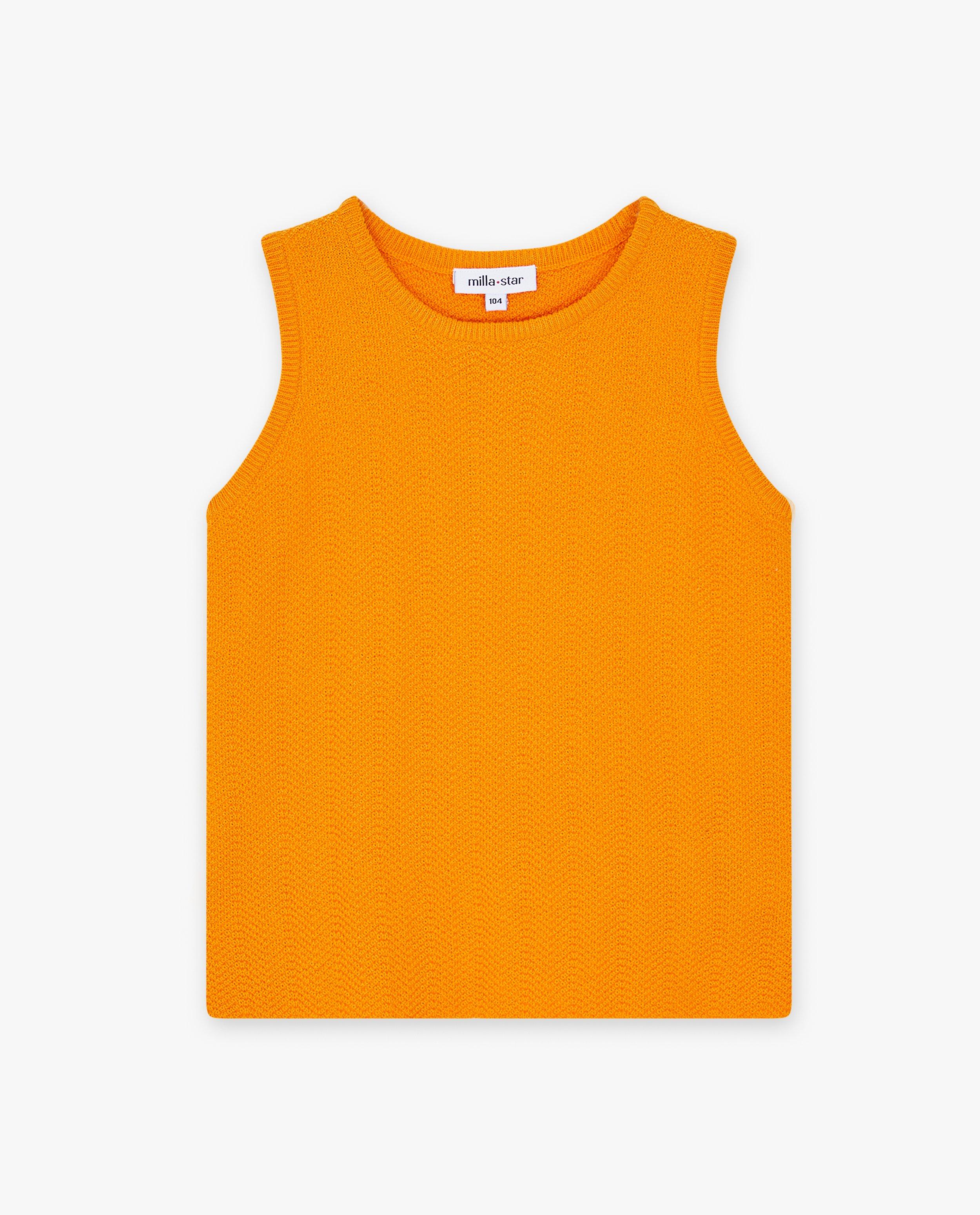 T-shirts - Top en tricot à structure en zigzag