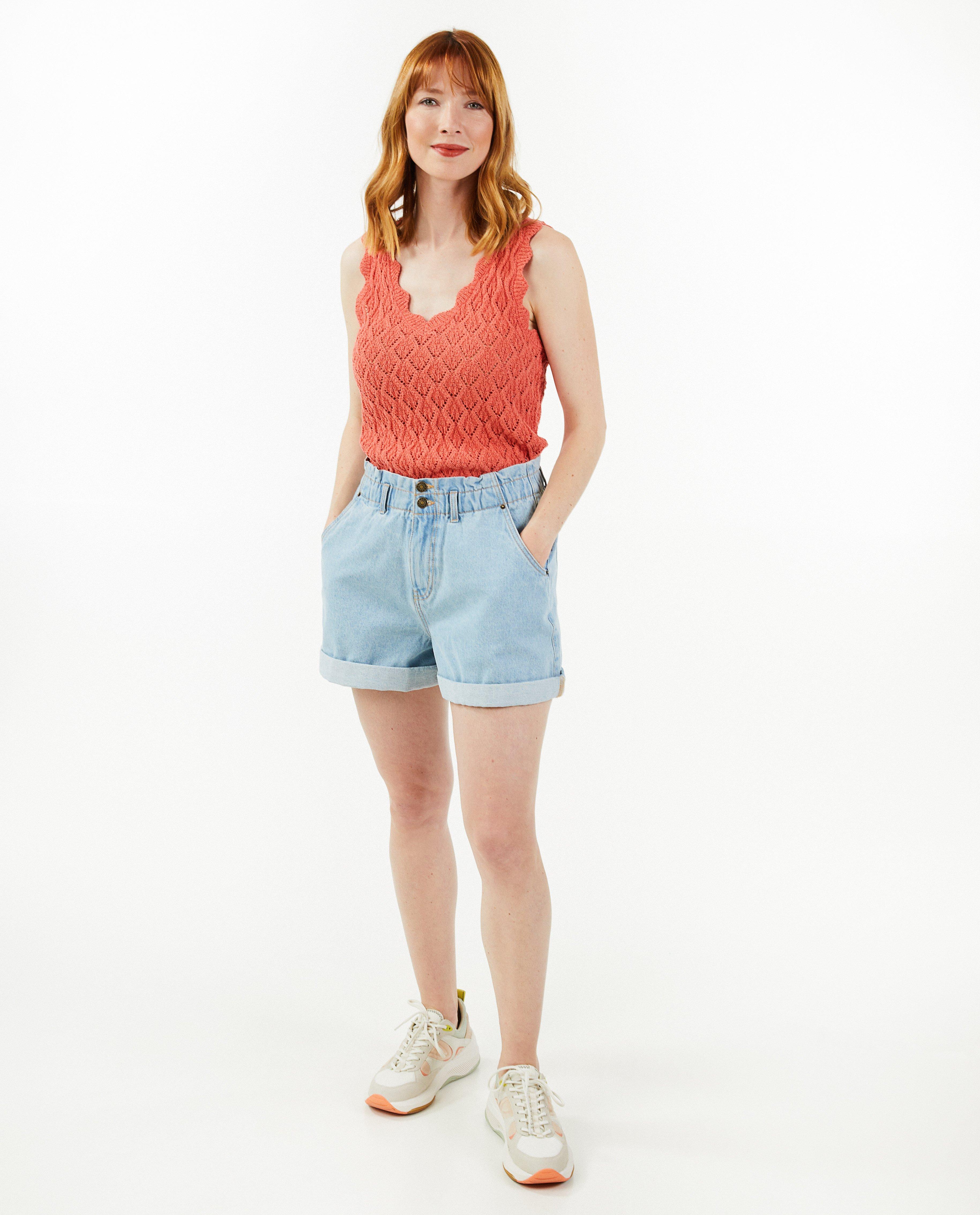 Gebreide top met ajour - null - Dina Tersago