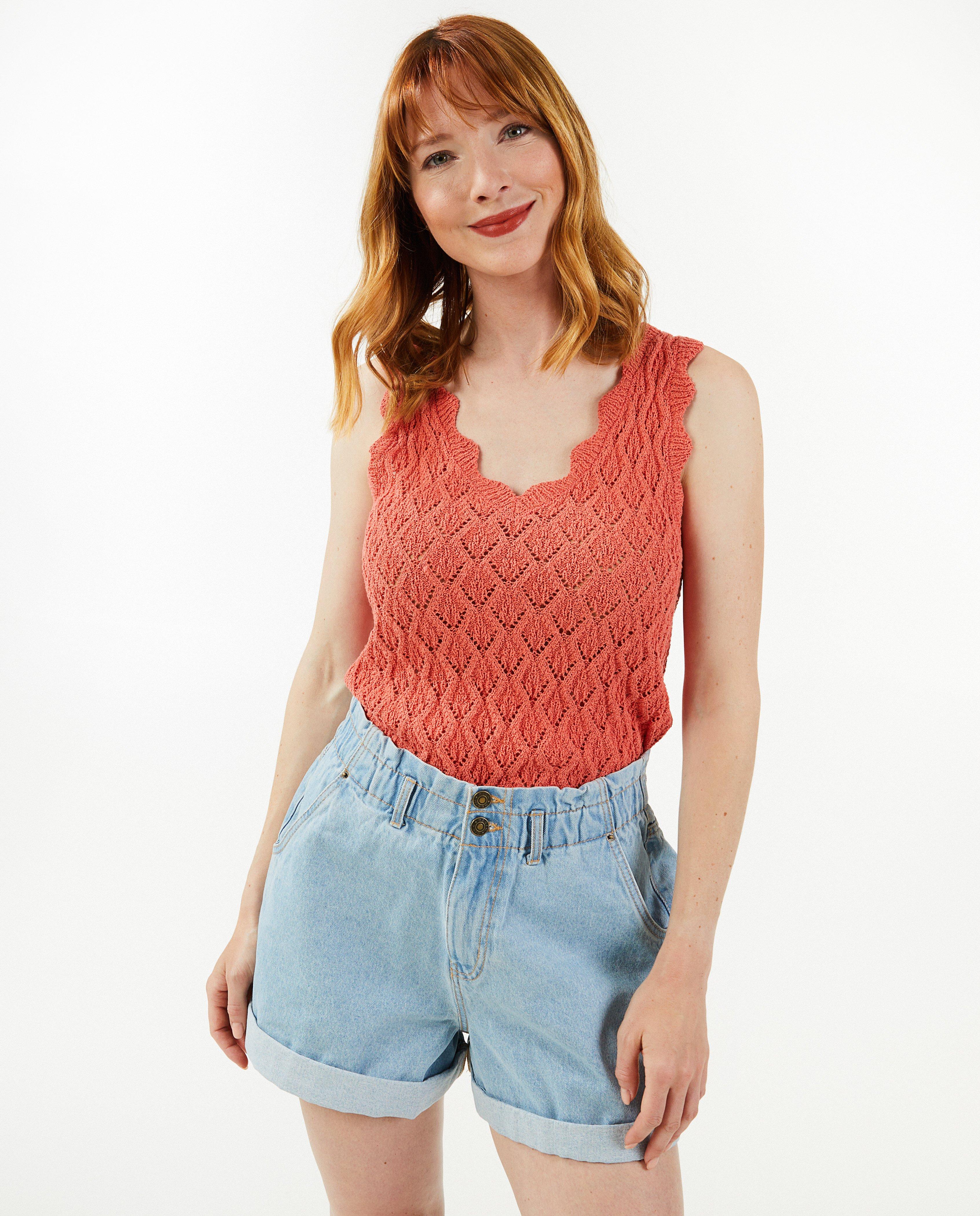 Pulls - Top en tricot ajouré