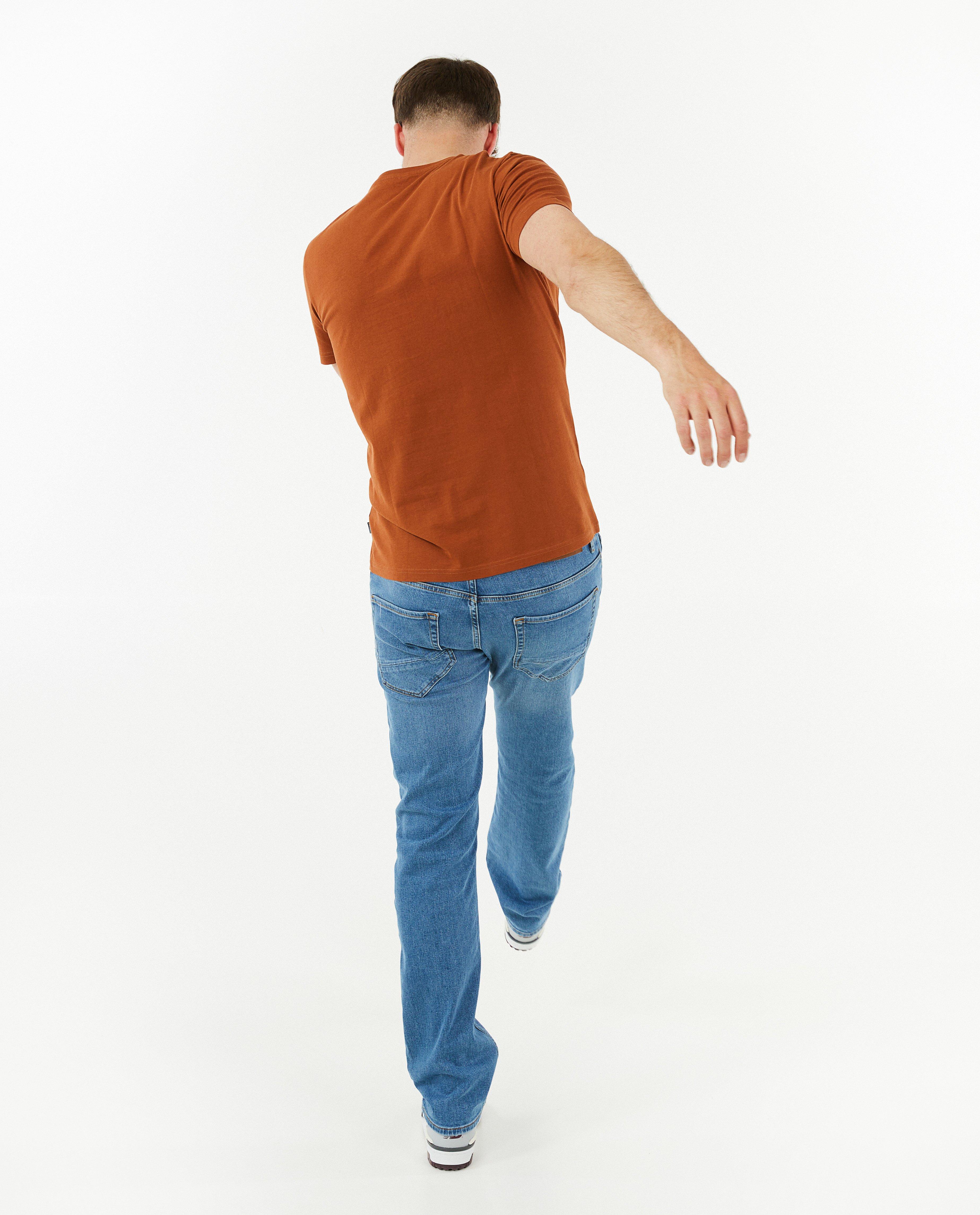 T-shirts - Blauw T-shirt met opschrift