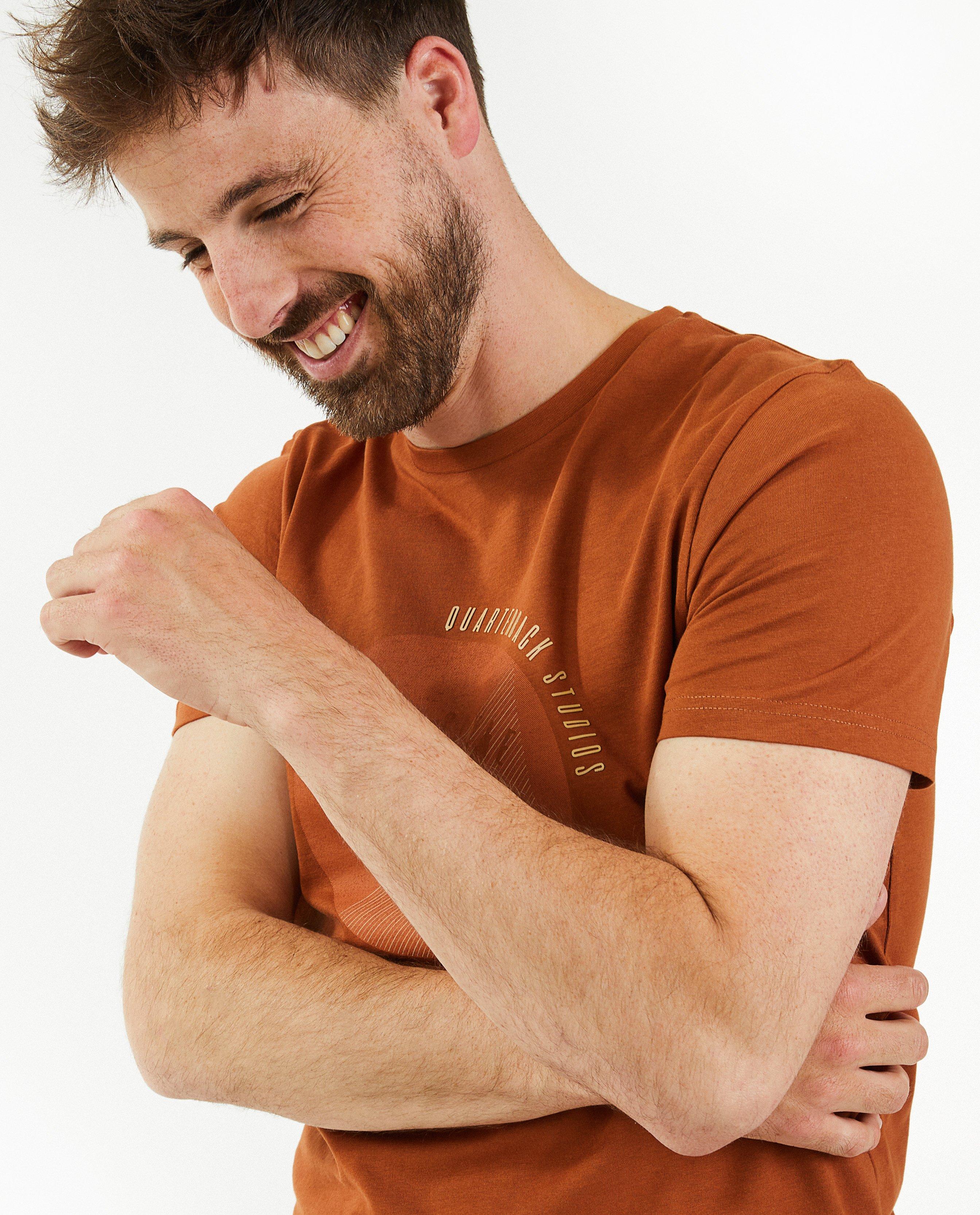 T-shirts - Blauw T-shirt met opschrift